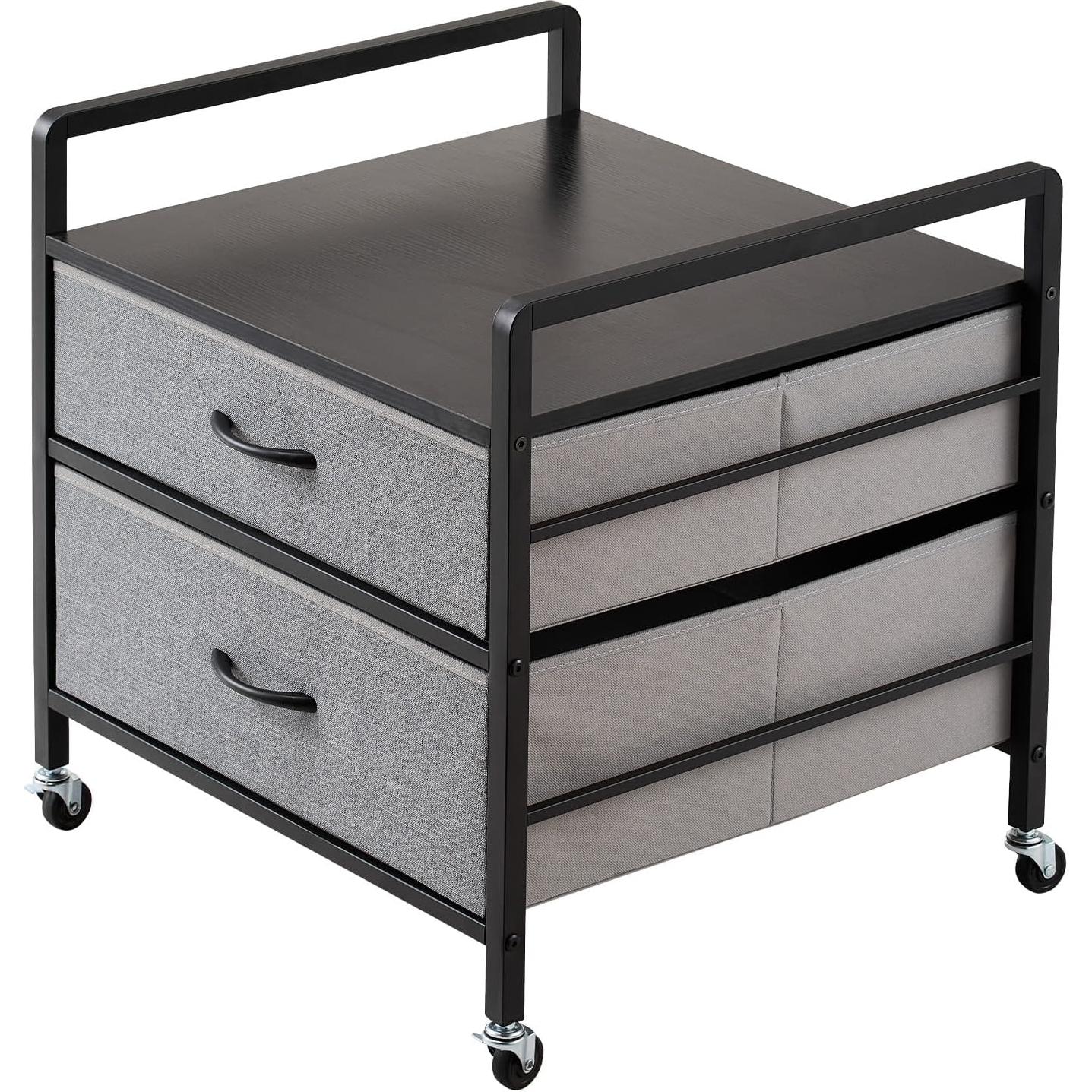 Soporte para Mini Nevera VEVOR con Cajones y Ruedas 80 kg