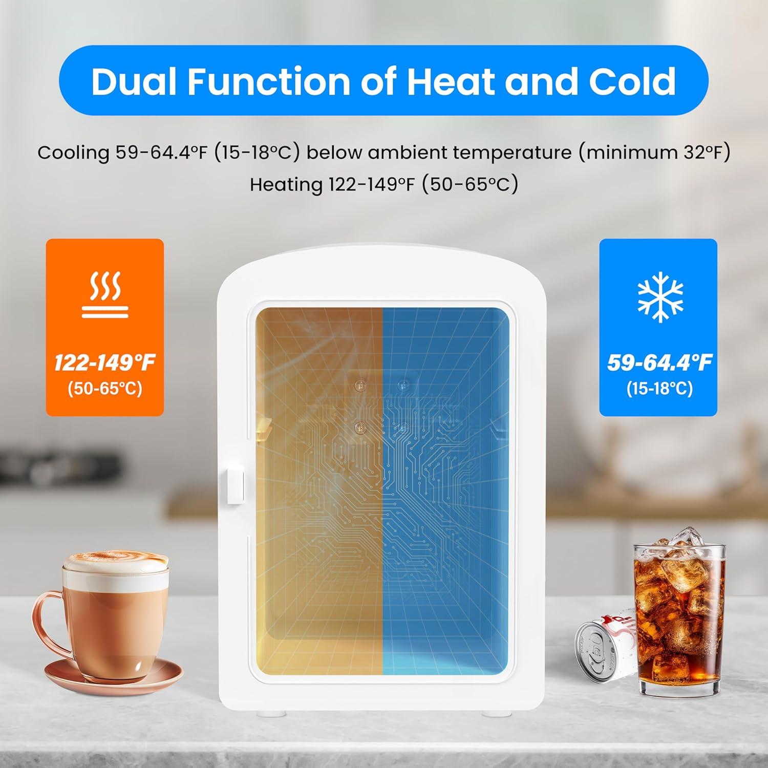Mini Nevera Portátil Simple Deluxe 6L Ecológica Calentador y Enfriador