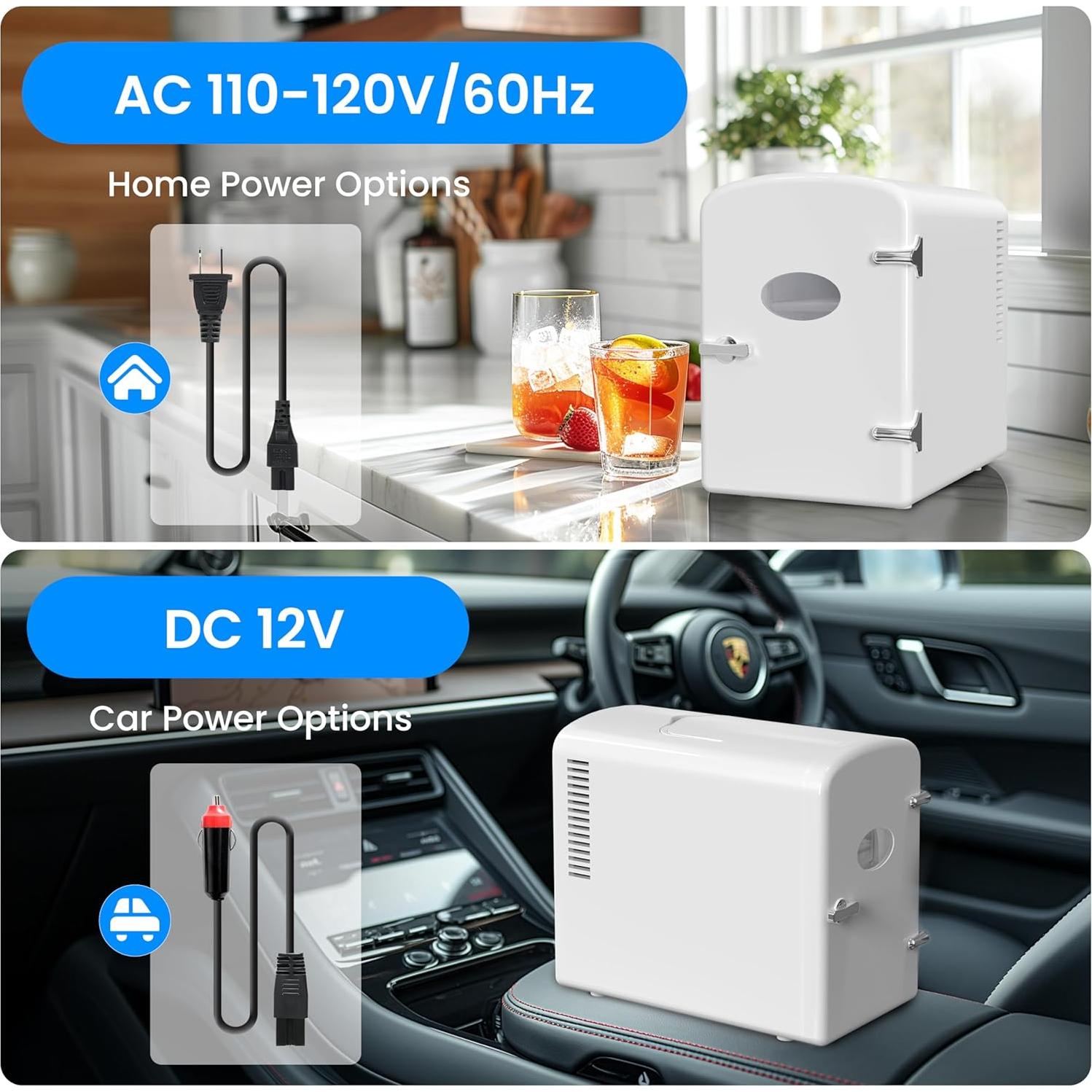 Mini Nevera Portátil Simple Deluxe 6L Ecológica Calentador y Enfriador