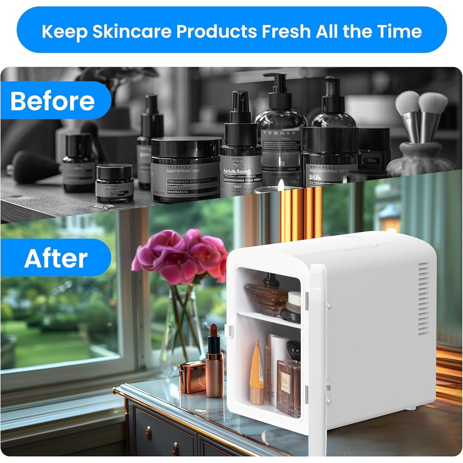 Mini Nevera Portátil Simple Deluxe 6L Ecológica Calentador y Enfriador