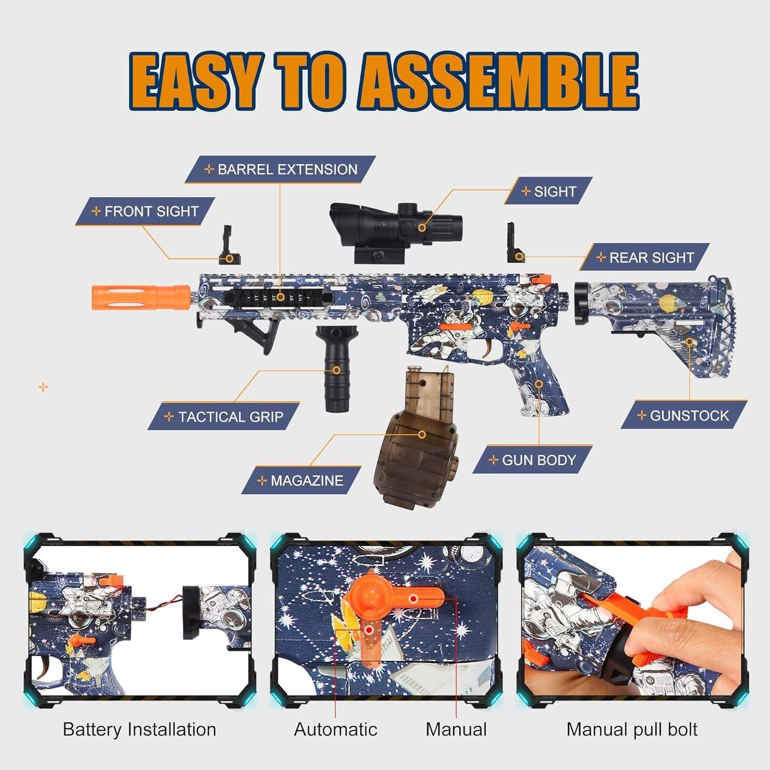 Blaster de Bolas de Gel Eléctrico ALLROAD XKSDQ 500 Disparos