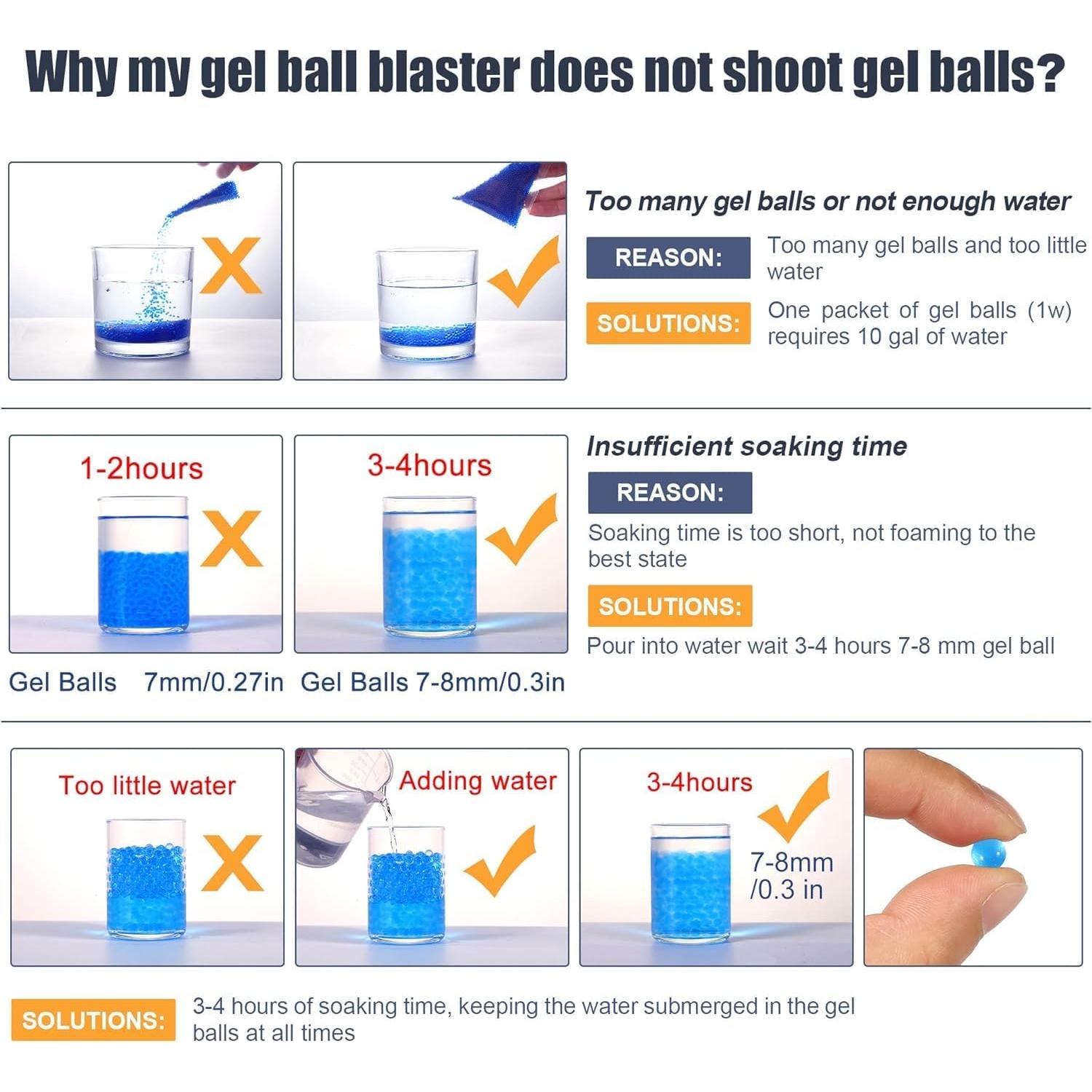 Blaster de Bolas de Gel Eléctrico ALLROAD XKSDQ 500 Disparos