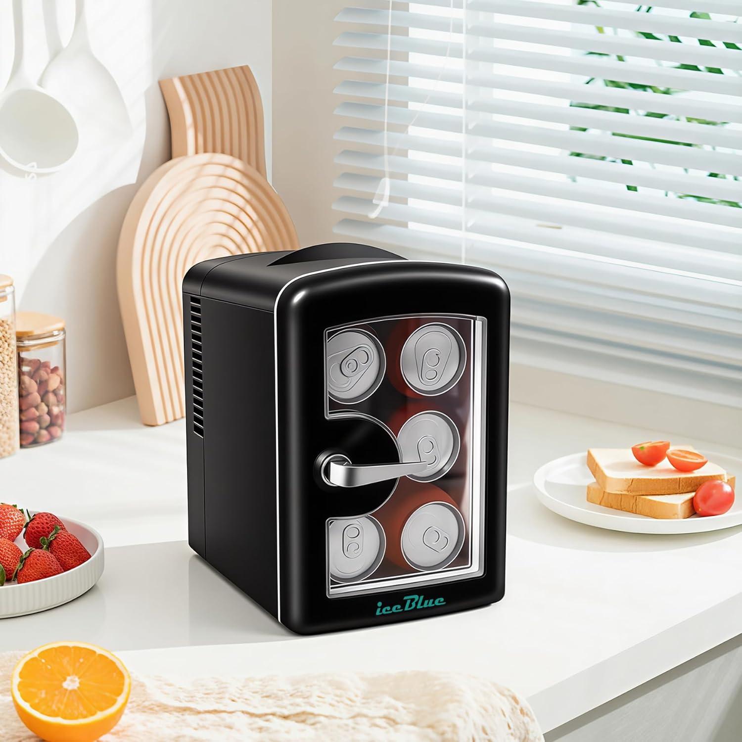 Mini Nevera Iceblue 4L para Cuidado de la Piel - Negro