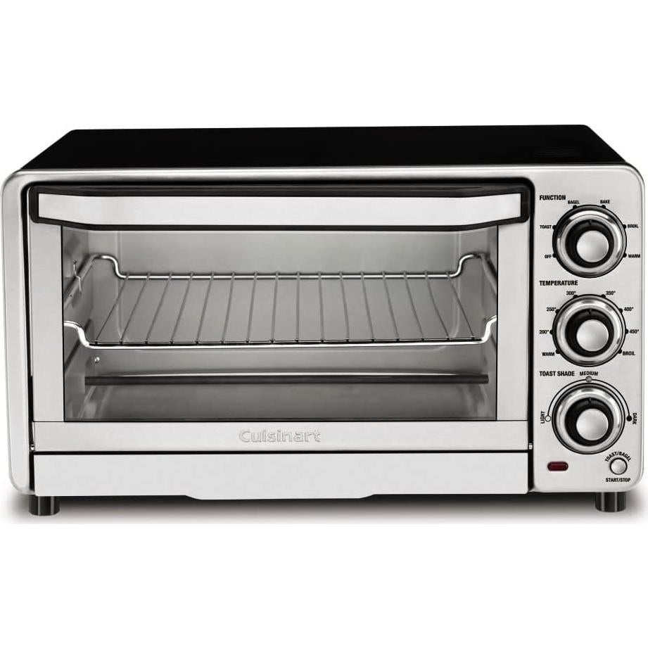 Horno Tostador Cuisinart TOB-40N 43 cm + Tostadora CPT-160 2 Rebanadas