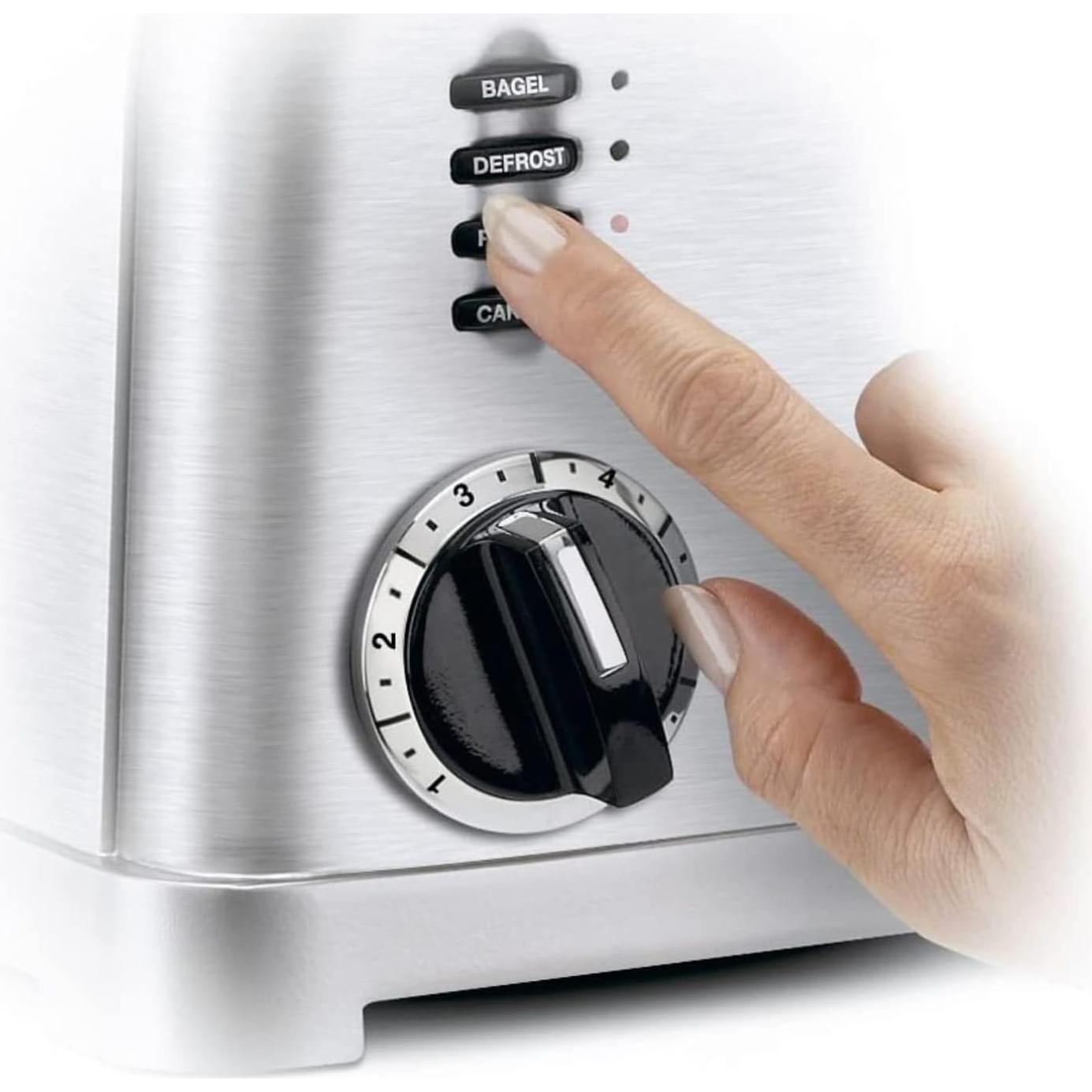 Horno Tostador Cuisinart TOB-40N 43 cm + Tostadora CPT-160 2 Rebanadas