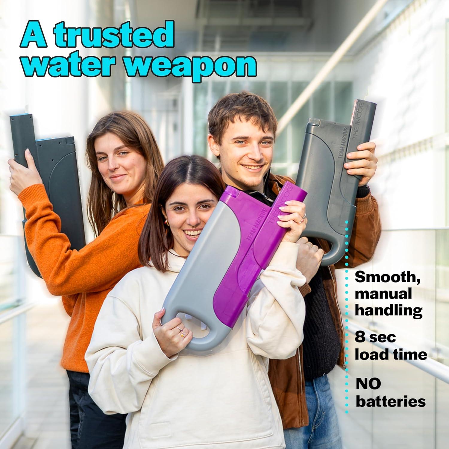 Pistola de Agua Incog Team Magnus 1200 CC 9,75 m Rojo