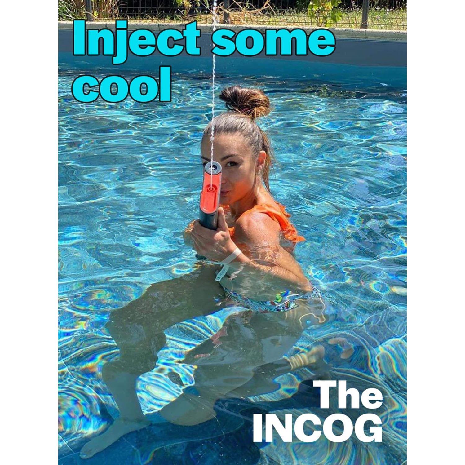 Pistola de Agua Incog Team Magnus 1200 CC 9,75 m Rojo