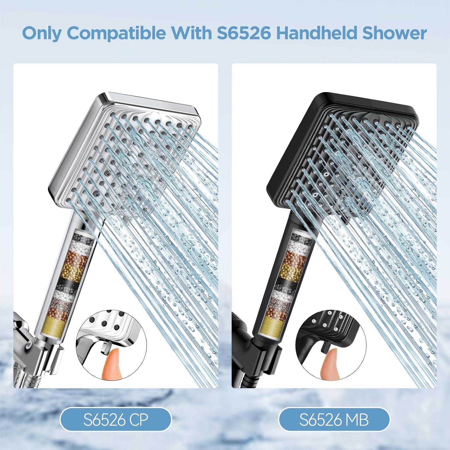 Filtro de Cabezal de Ducha MakeFit S6526 - Reemplazo 1 Paquete