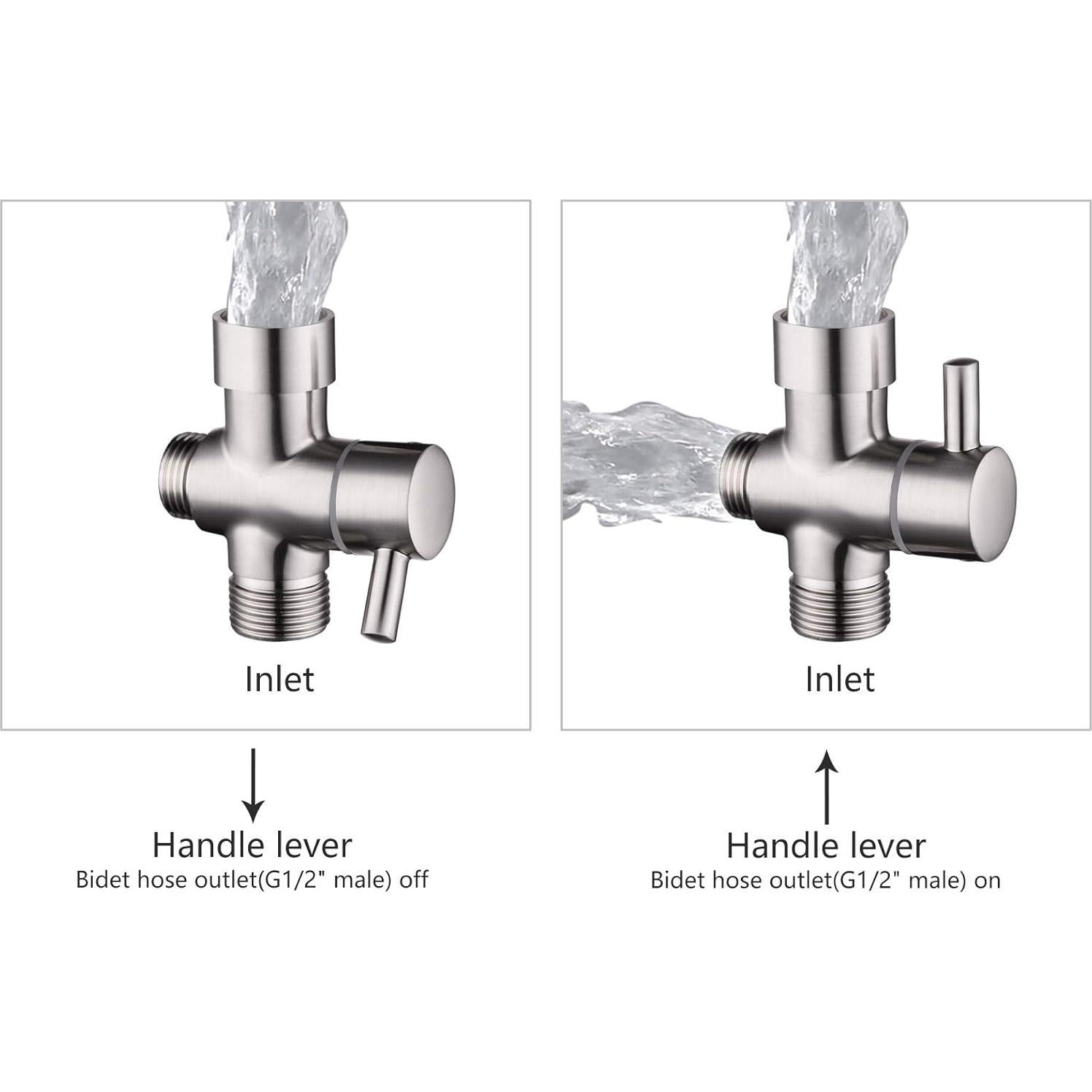 Adaptador T de Latón CIENCIA para Bidet 7/8" Cromo