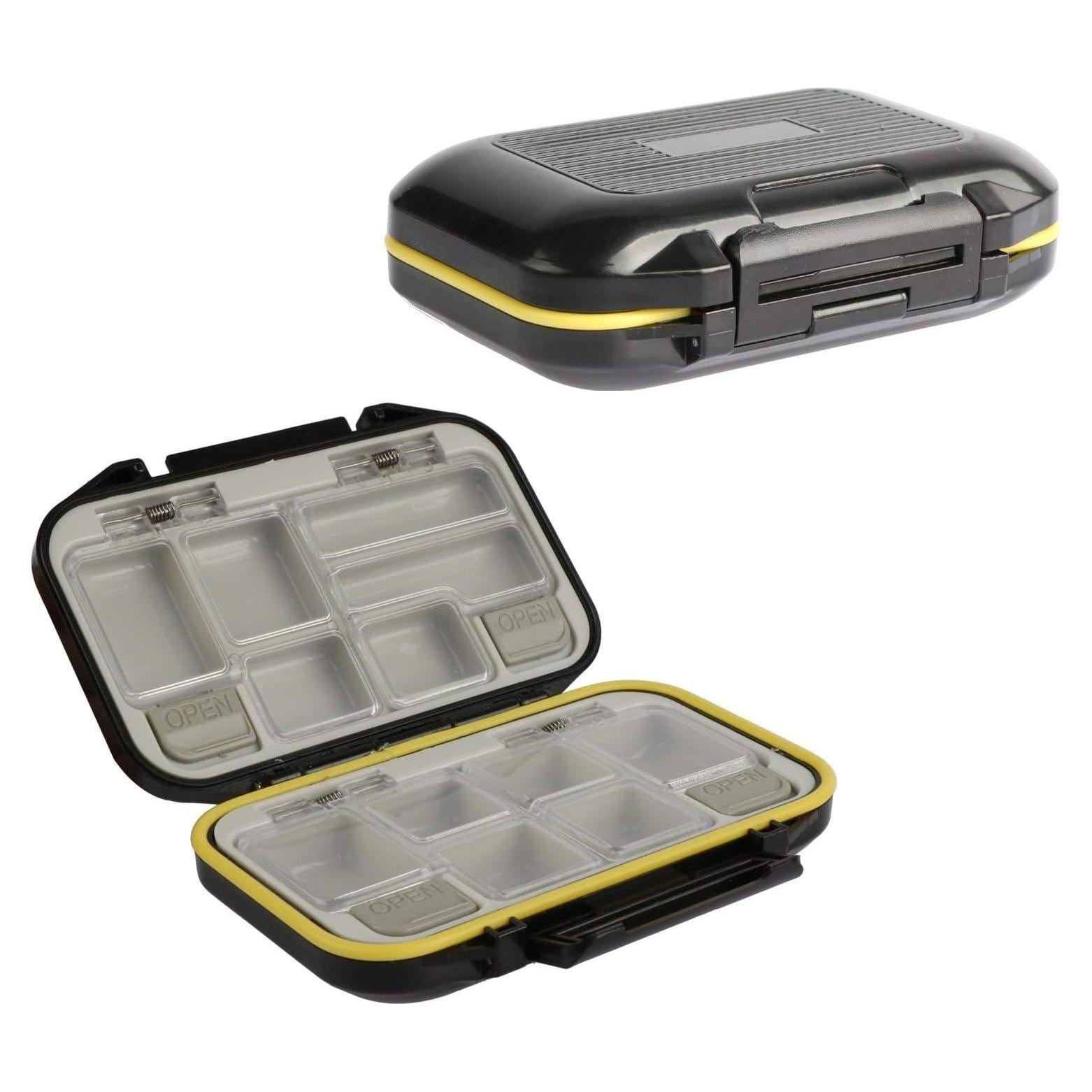 Caja de Cebo Portátil Impermeable LESOVI - Mini 12 Compartimentos