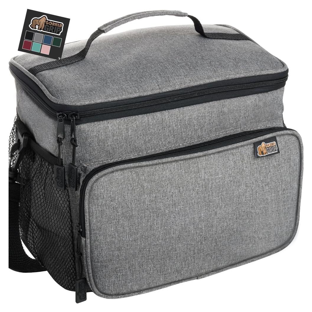 Bolsa de Almuerzo Aislada GORILLA GRIP 15L Gris Claro