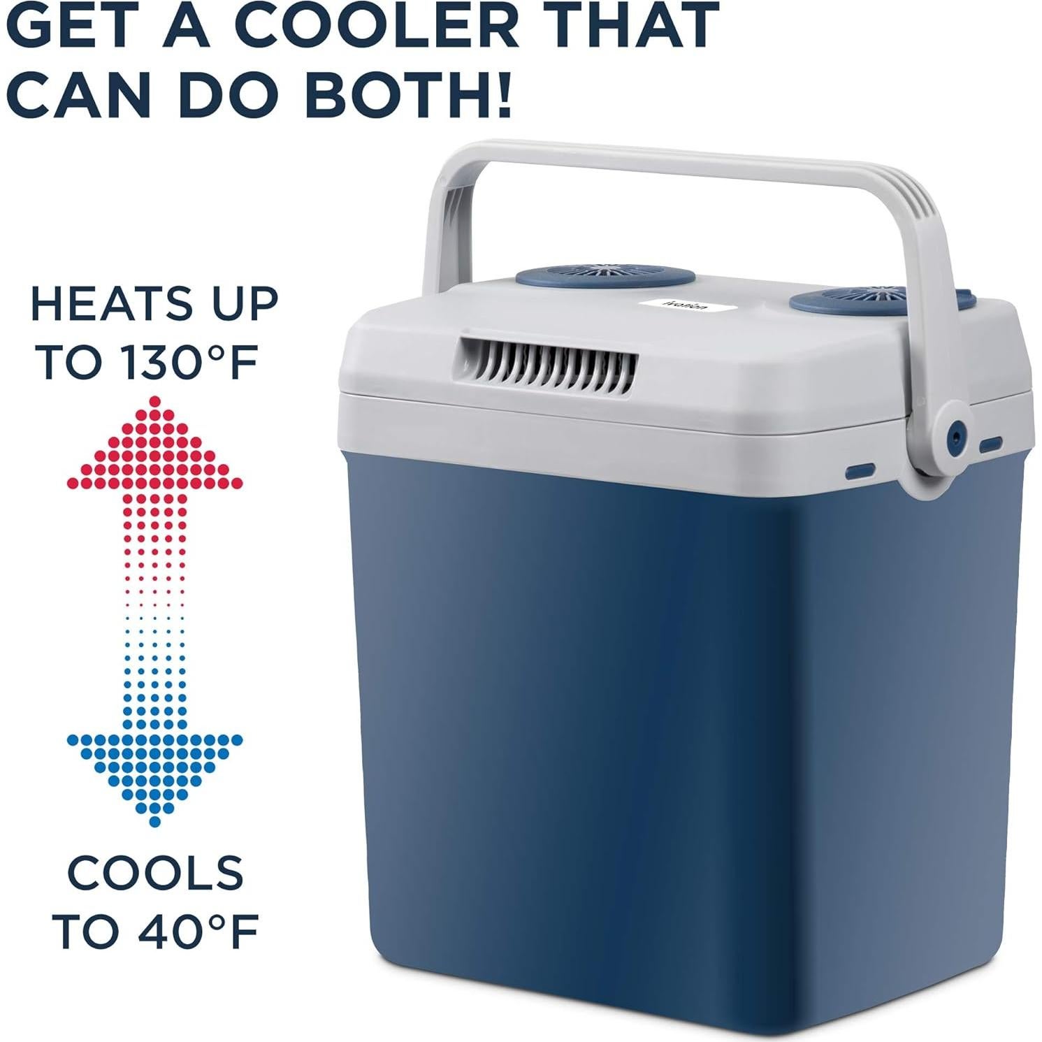 Enfriador y Calentador Eléctrico Ivation 25L para Vehículos