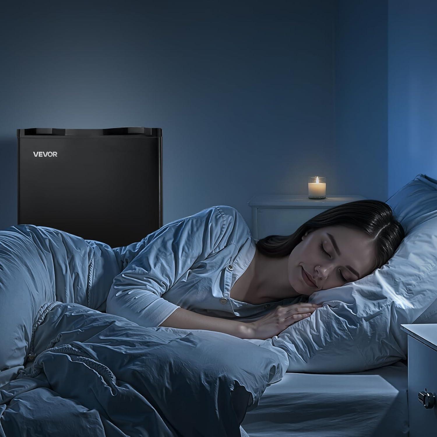 Mini Nevera Compacta VEVOR 90L con Congelador y Control de Temperatura