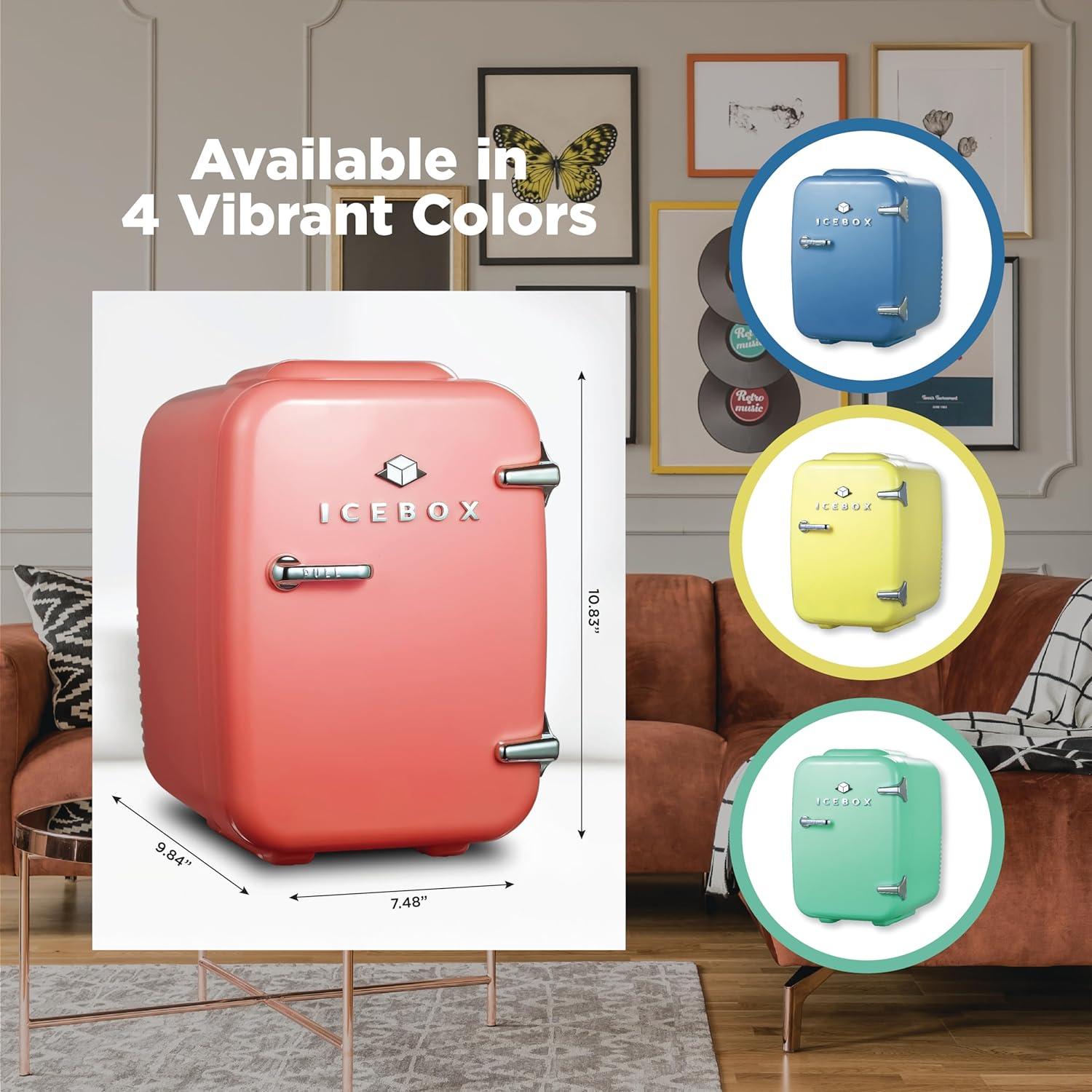 Mini Nevera Enfriadora y Calentadora ICEBOX 4L Rojo