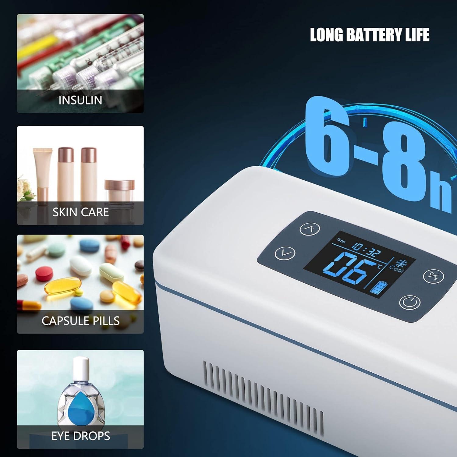 Enfriador Portátil de Insulina CGOLDENWALL CG-CB02 12h