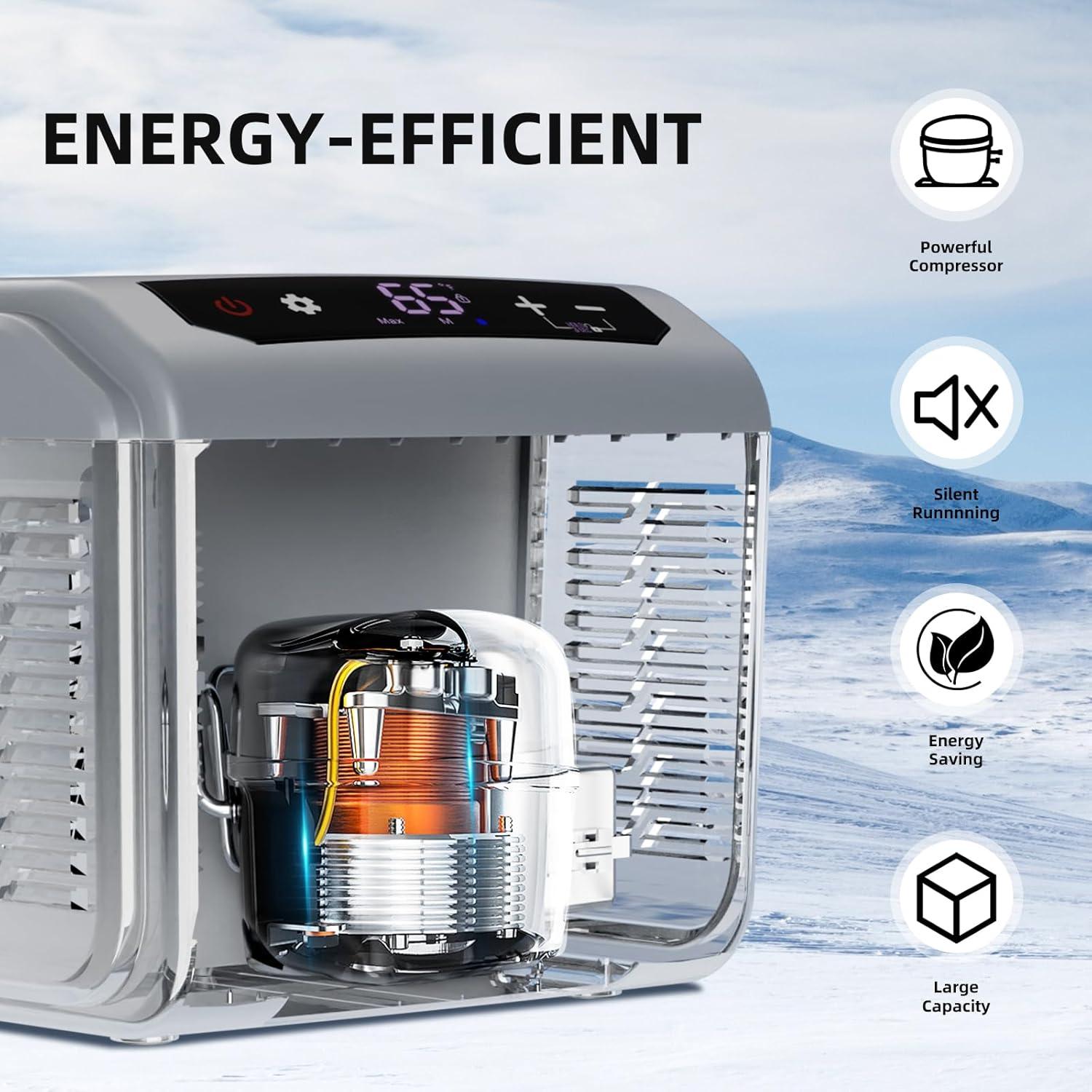 Refrigerador Portátil de Coche Antarctic Star 15L 12V Gris