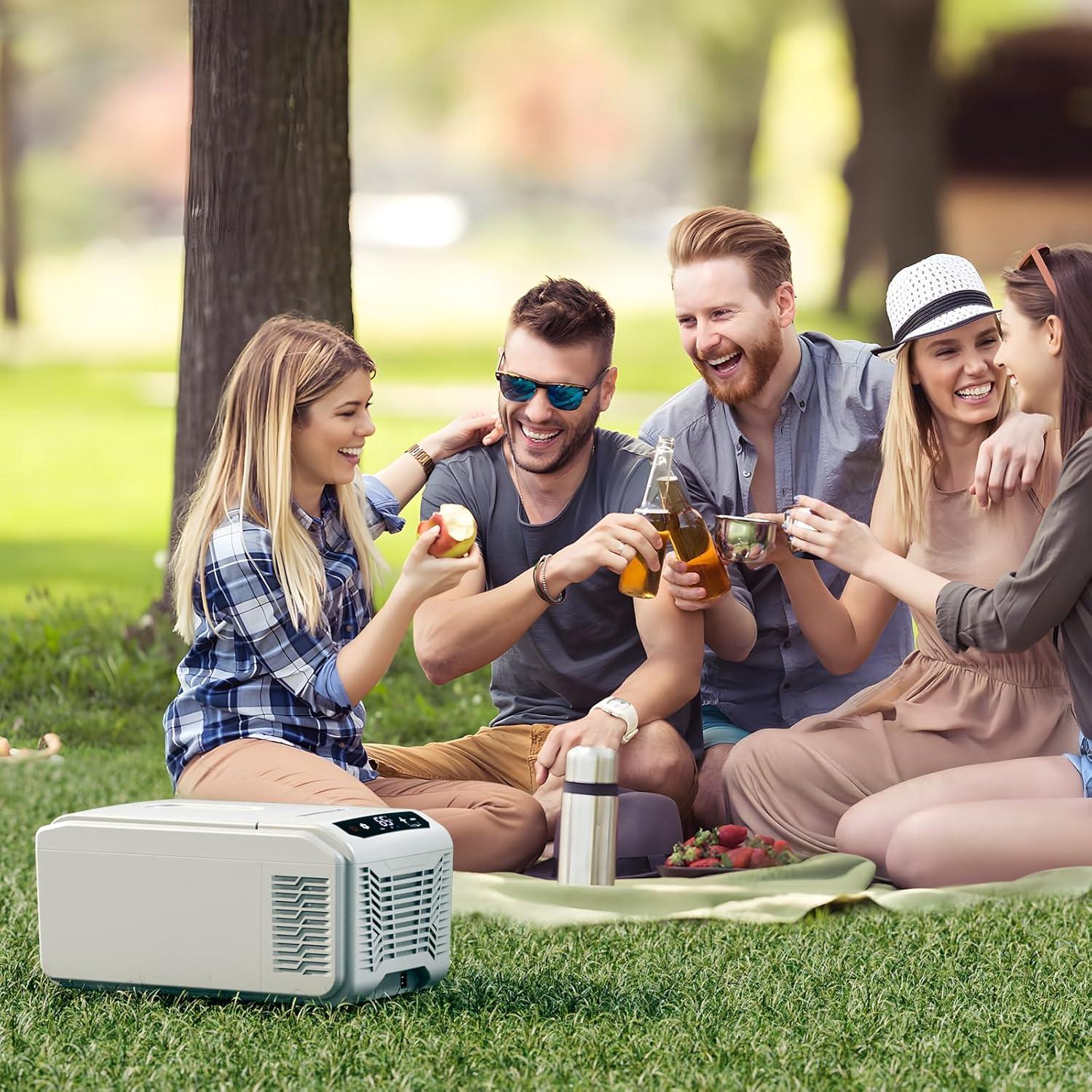 Refrigerador Portátil de Coche Antarctic Star 15L 12V Gris