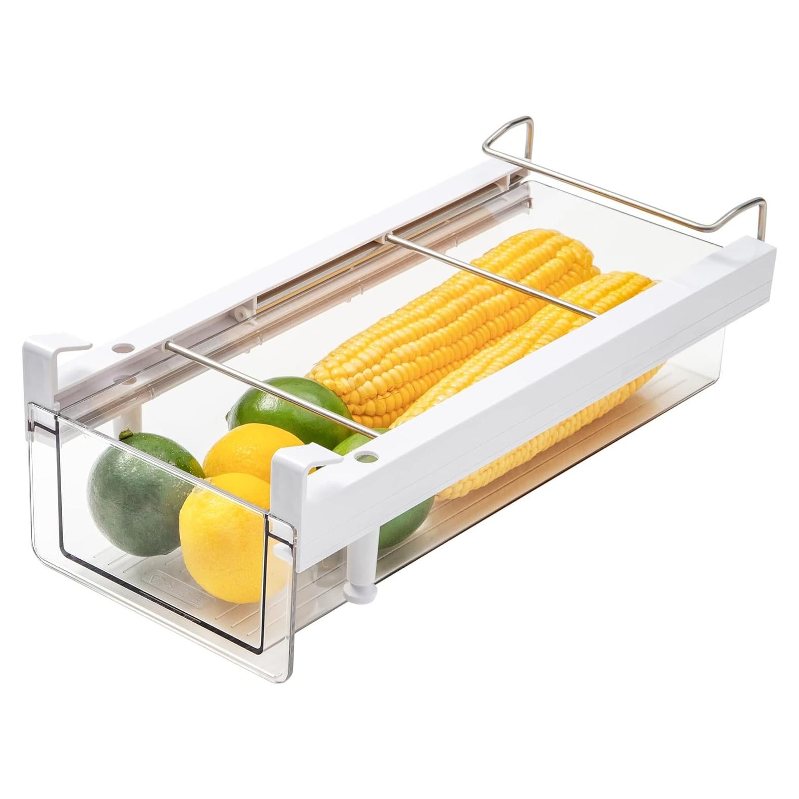 Organizador de Refrigerador Vacane M - Cajón Plástico Transparente