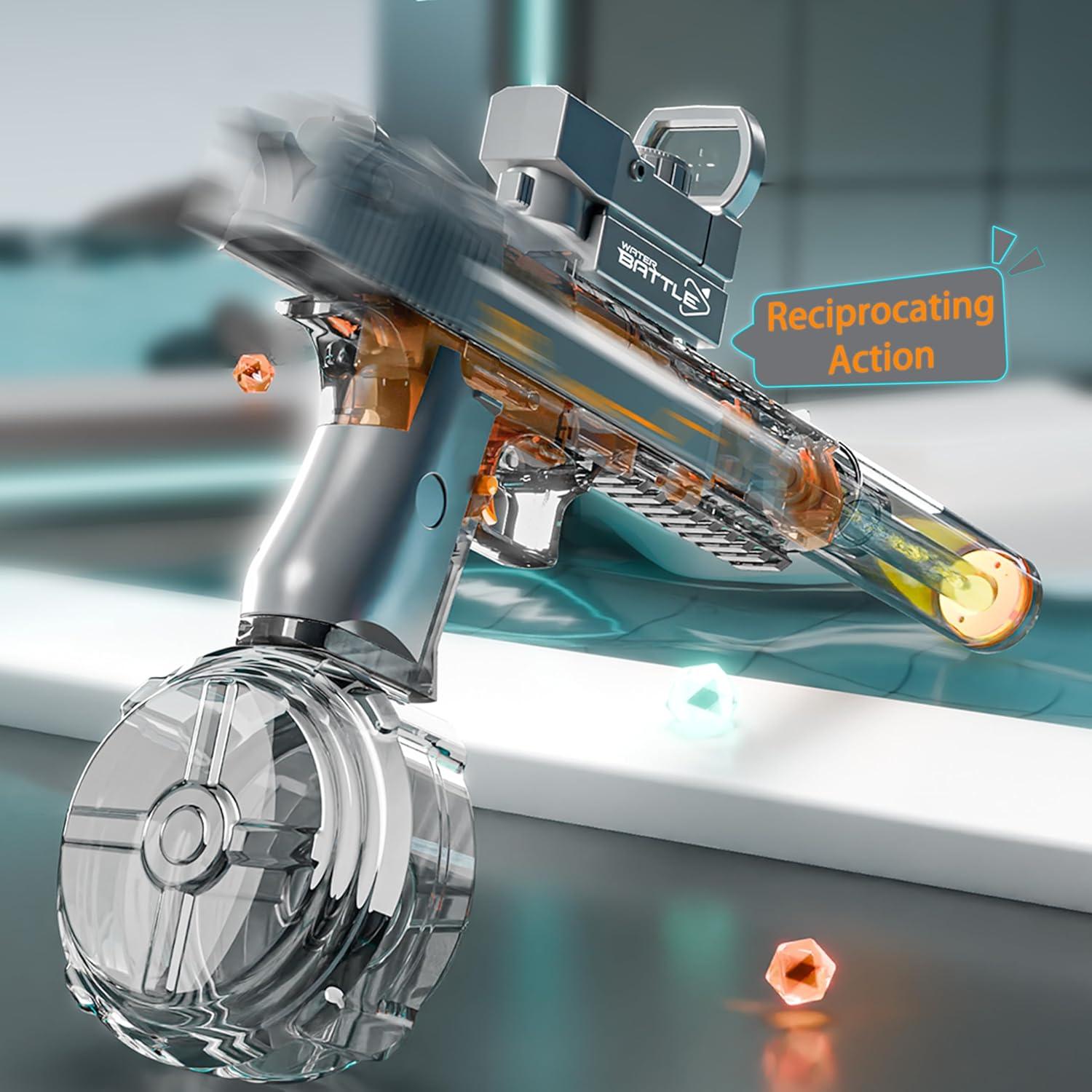 Pistola de Agua Eléctrica Ctffnny CY05 con Luces 425ml