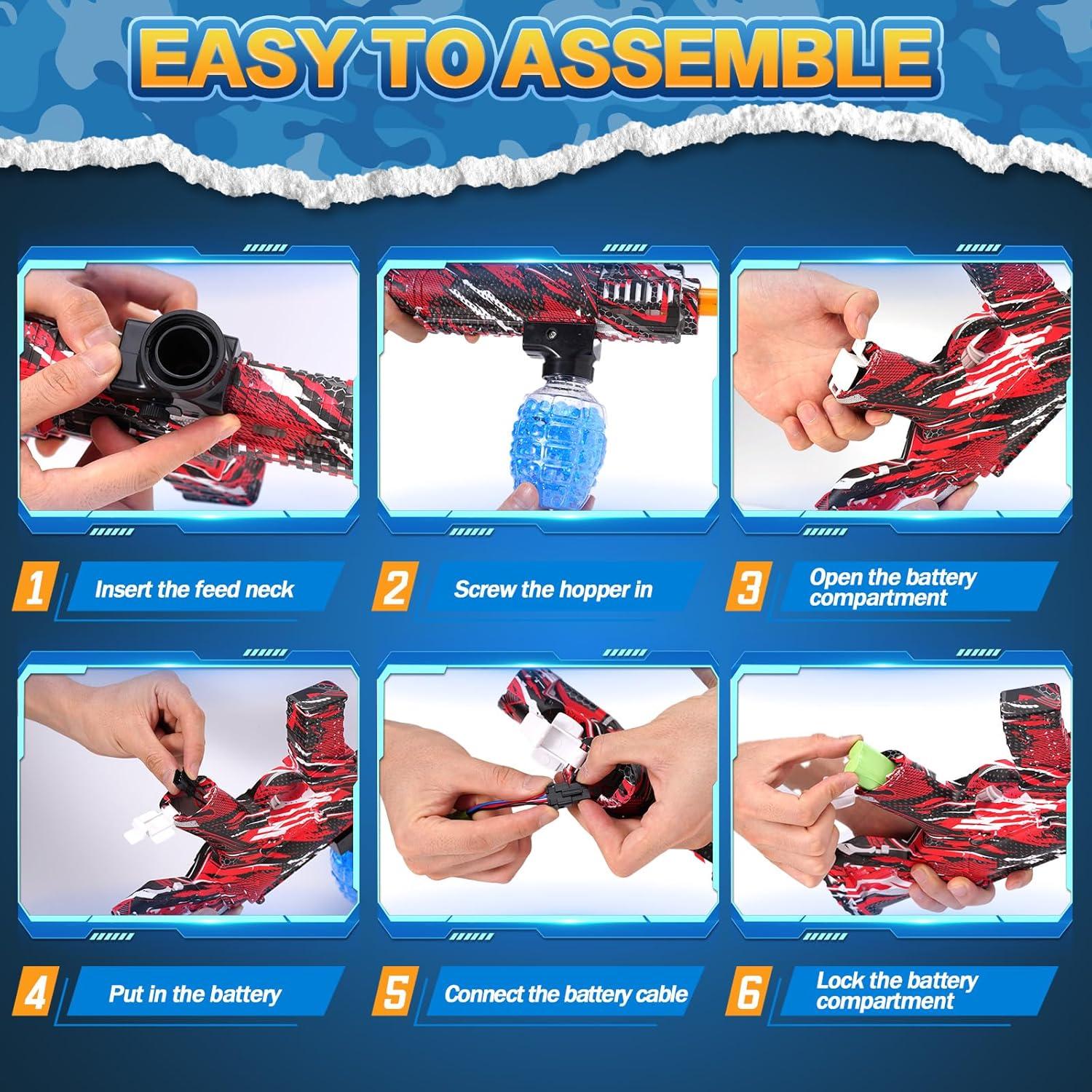 Set Juguete Blaster Eléctrico ONEXIZ Anti-salpicaduras 2 Pzs