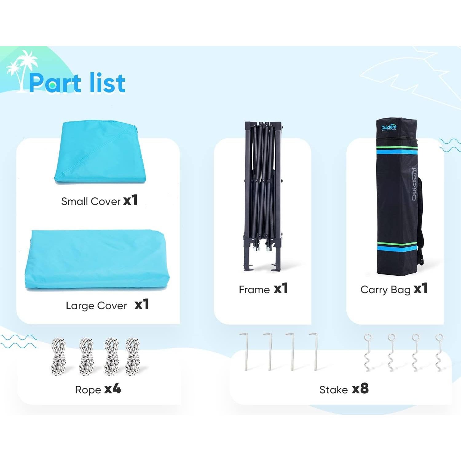 Quictent 10x10 Pop Up Canopy Tent Lightweight, Portable, and Versatile for Beach and Sporting Events with Sun Protection and Easy Setup