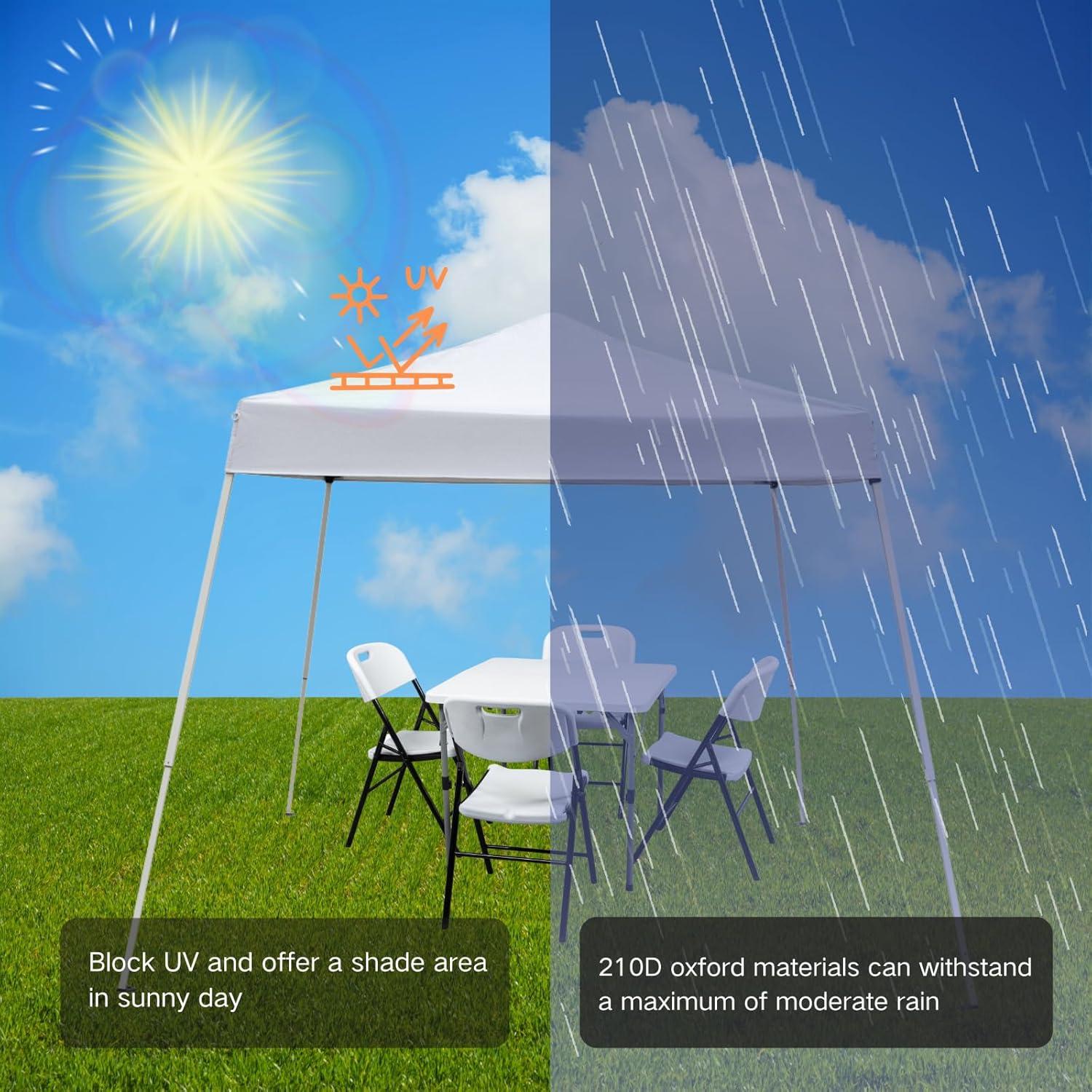 Tienda Gazebo Instantáneo Outvita 3m x 3m Impermeable UV