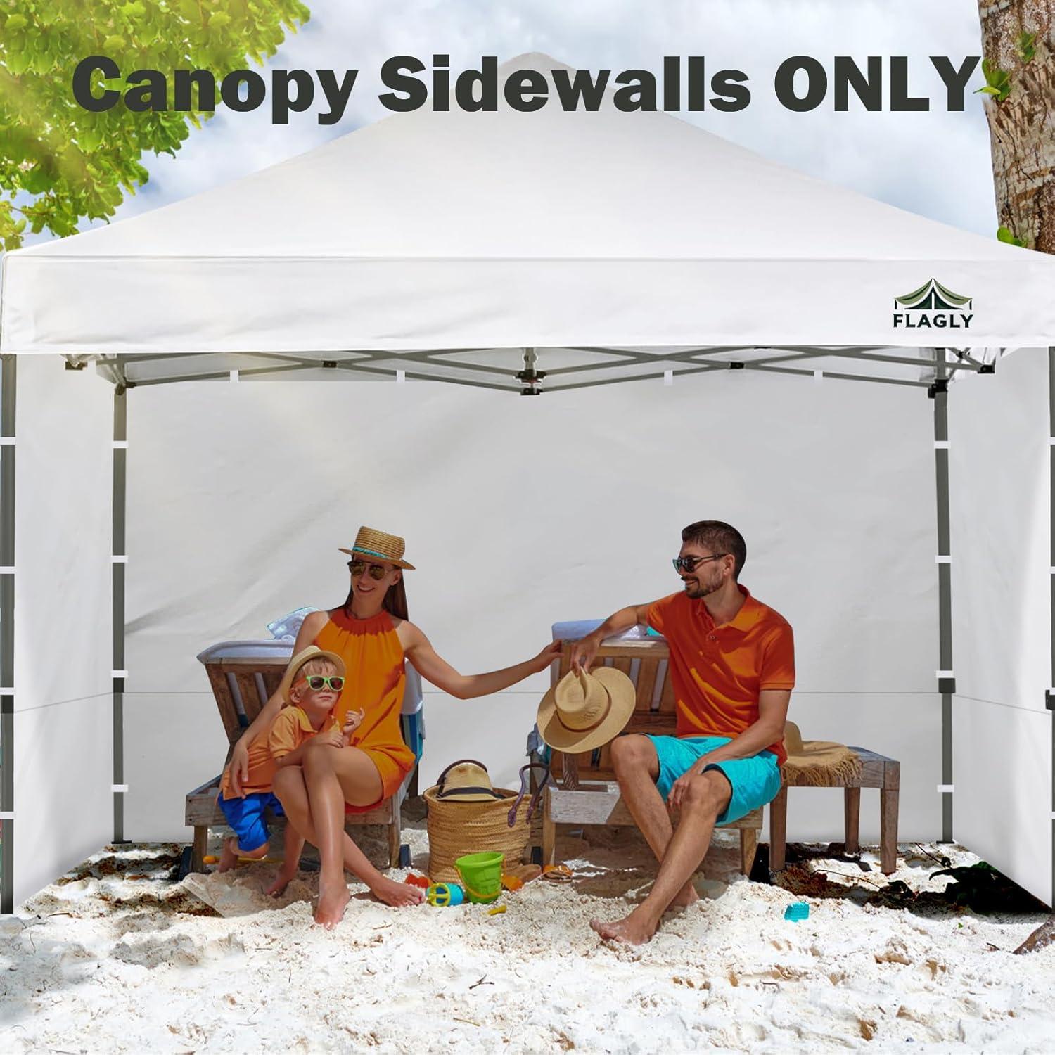 Paredes Laterales FLAGLY para Carpa Plegable 3 Piezas 300D