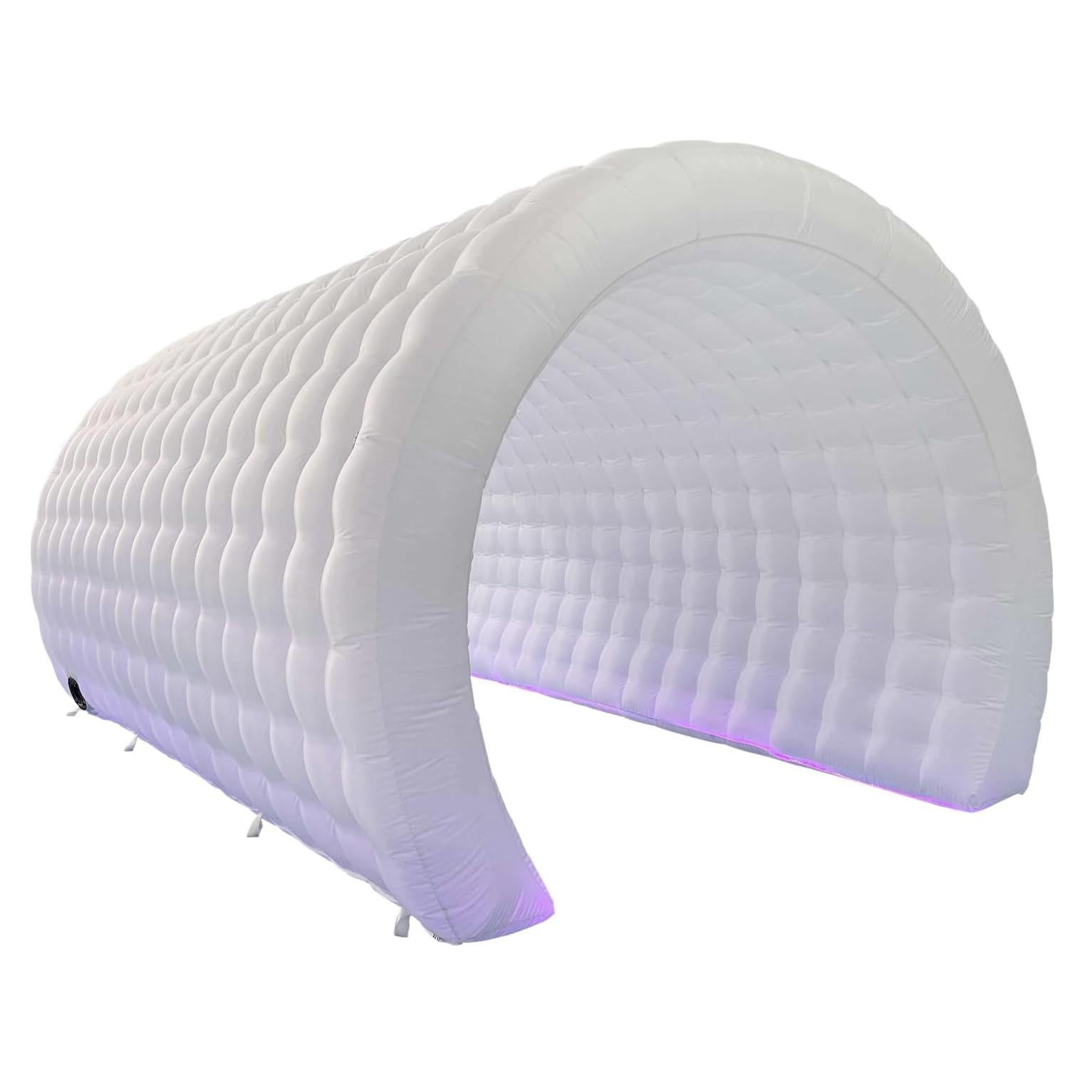 Sayok Inflatable Tunnel Tent for Event Wedding Promotion - Sports Entrance (White, 16.5x10x10ft)