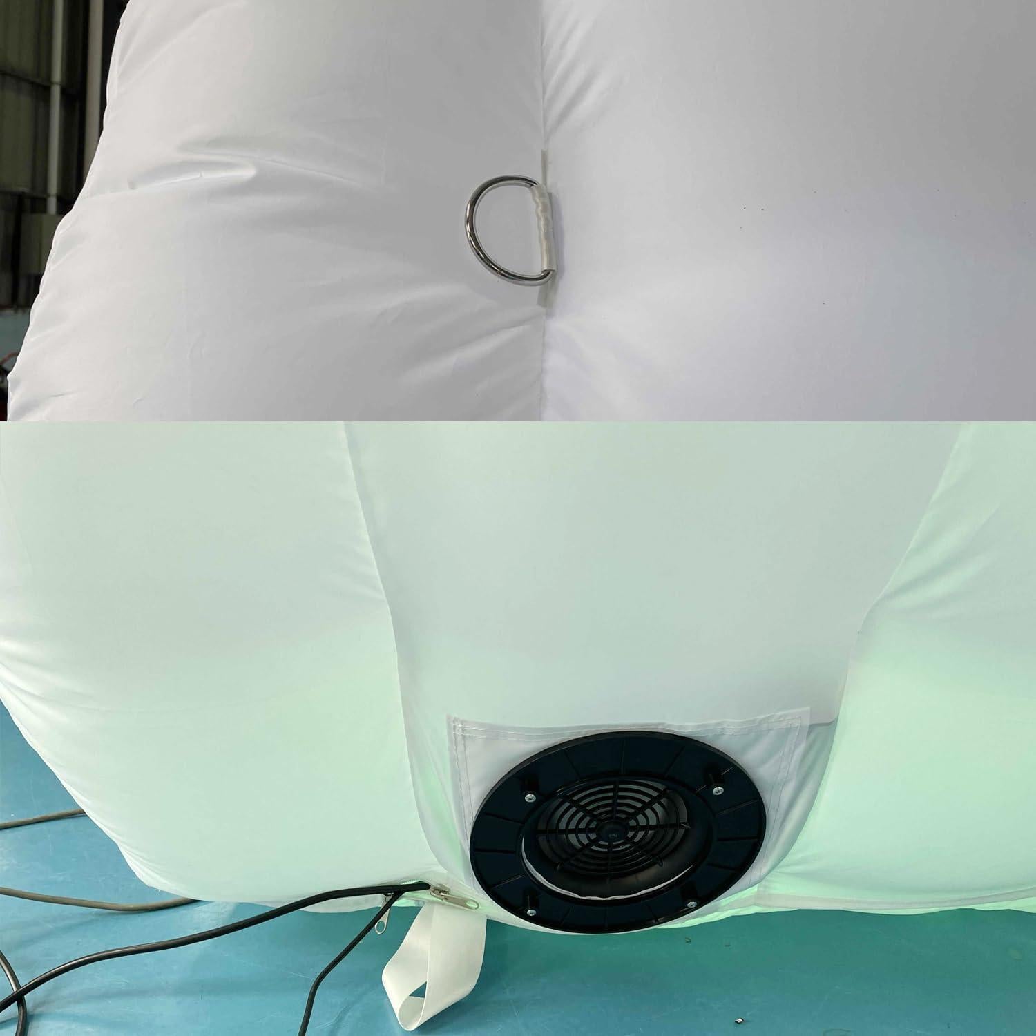 Sayok Inflatable Tunnel Tent for Event Wedding Promotion - Sports Entrance (White, 16.5x10x10ft)