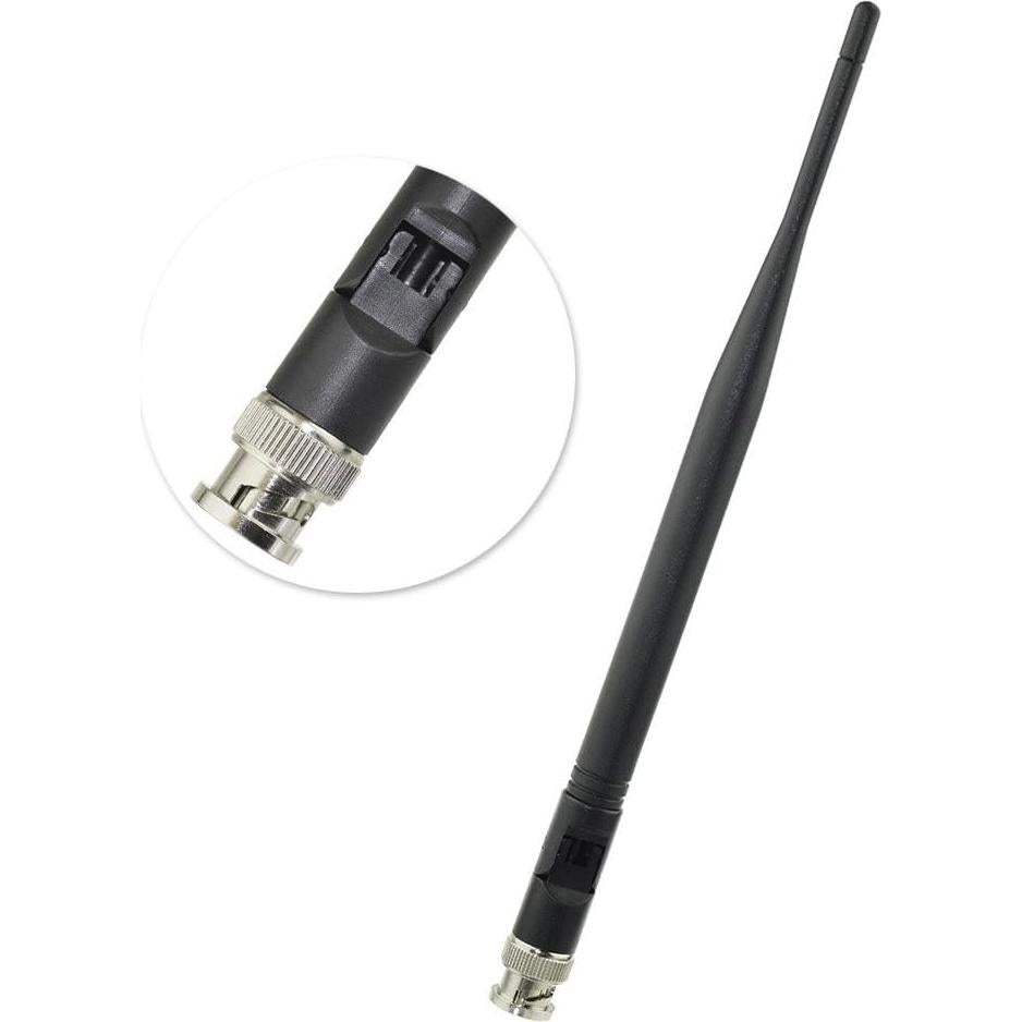 Receptor de Micrófono Inalámbrico Bingfu Antena BNC 215mm (Paquete de 2)