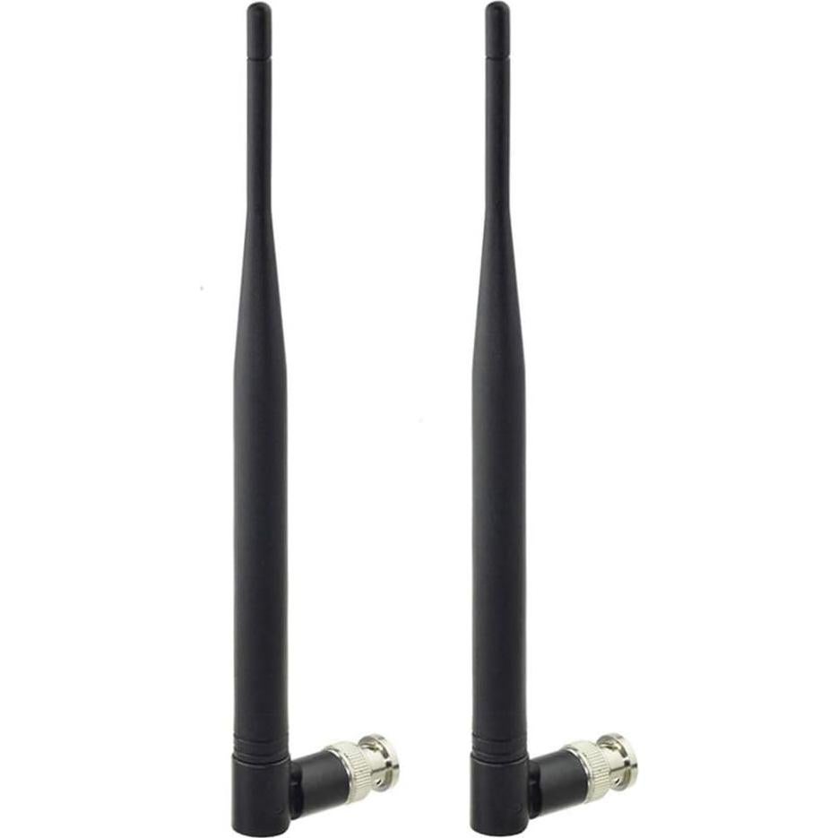 Receptor de Micrófono Inalámbrico Bingfu Antena BNC 215mm (Paquete de 2)