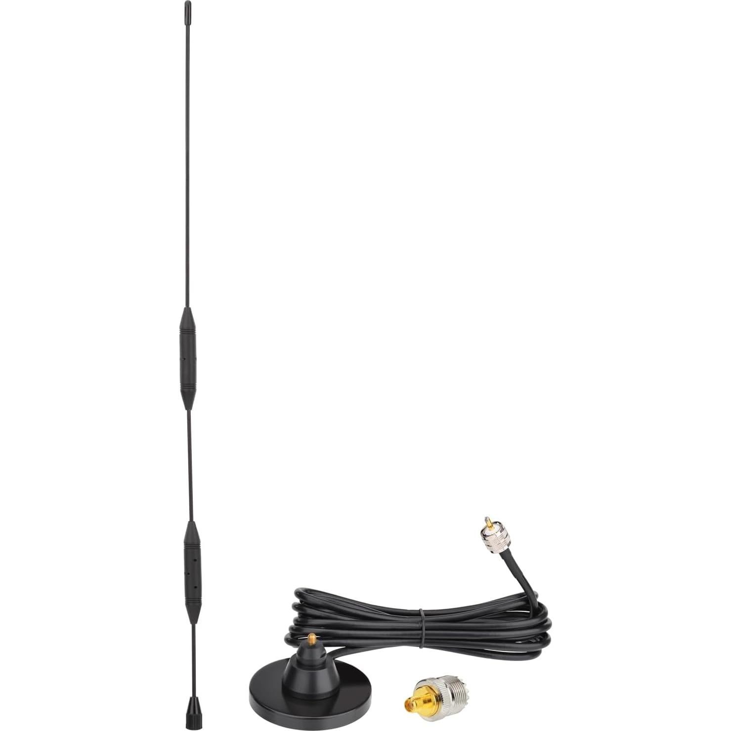 Antena de Radio Doble Banda Eightwood VHF UHF 136-480MHz