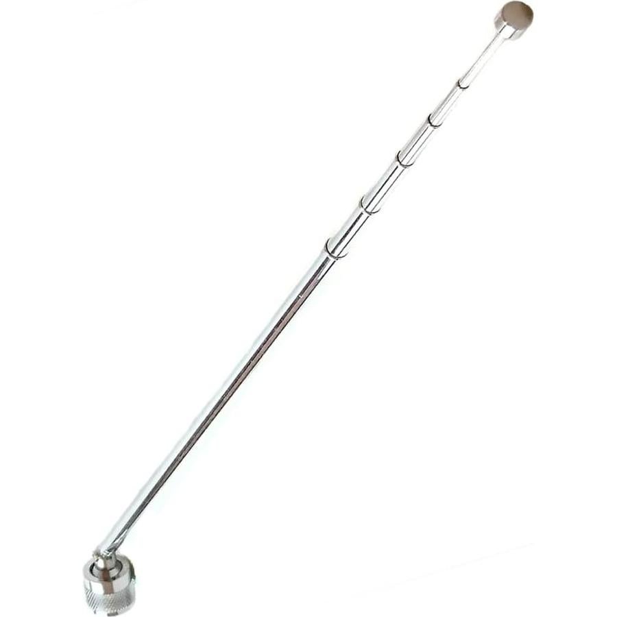 VHF UHF Foldable Telescopic Antenna 54~725 MHz, 6-Section PL-259 UHF Male Connector Aeria Handheld Antenna for Compatible Scanner Transceiver Ham Amateur Mobil Radio