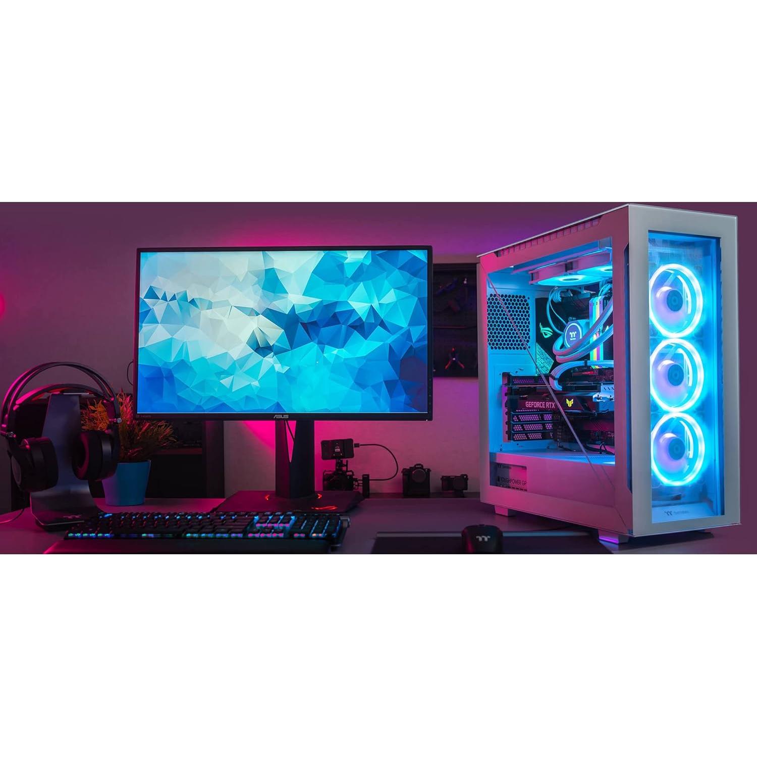 Caja Thermaltake Divider 500 TG Snow ARGB ATX Vidrio