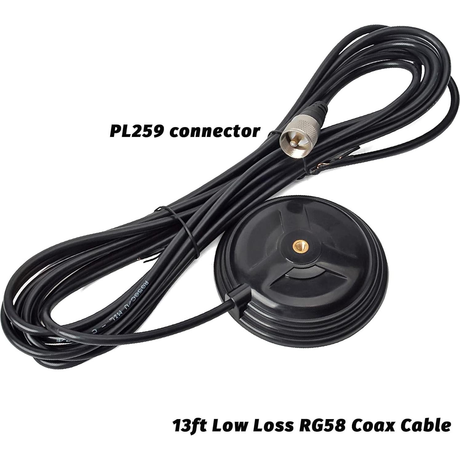 Antena Doble Banda TWAYRDIO 43 cm VHF UHF 144/430 MHz