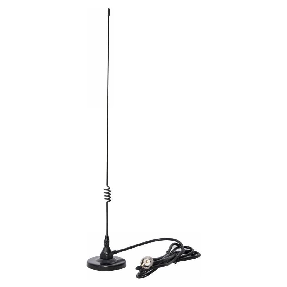 Dualband Antenna 2meter 70cm Mobile VHF/UHF Ham Radio (137-149, 437-480 Mhz) Mag Mount Magnet Base PL-259 Connector, 10 Ft RG58 Cable
