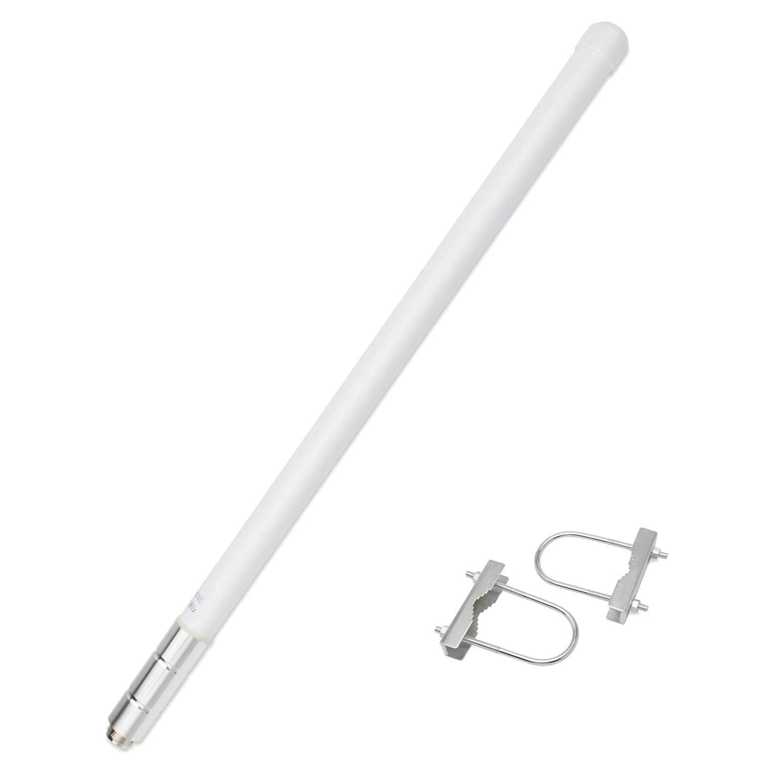 Antena Móvil UHF 400-470MHz Fibra de Vidrio SO239 43.18cm