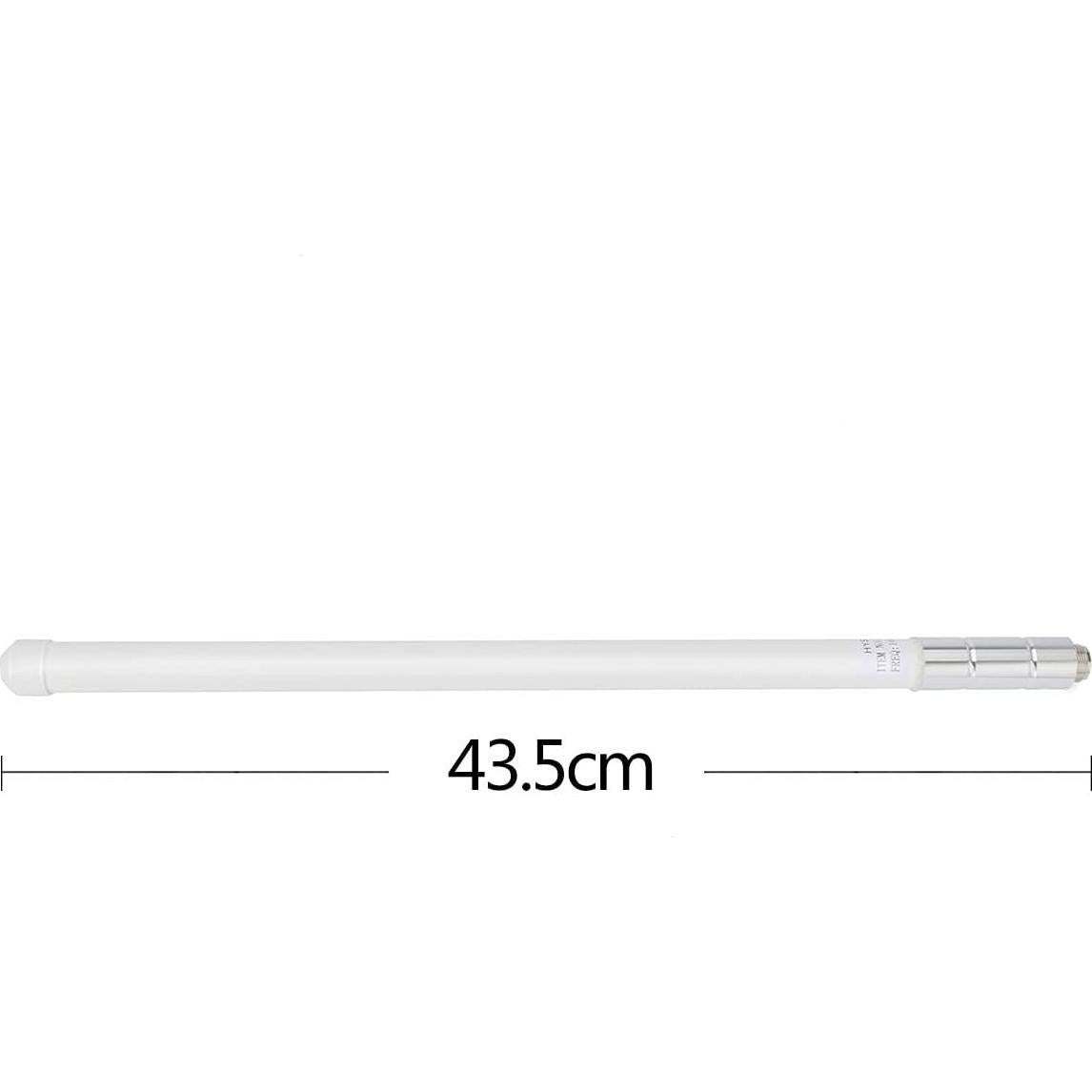 Antena Móvil UHF 400-470MHz Fibra de Vidrio SO239 43.18cm