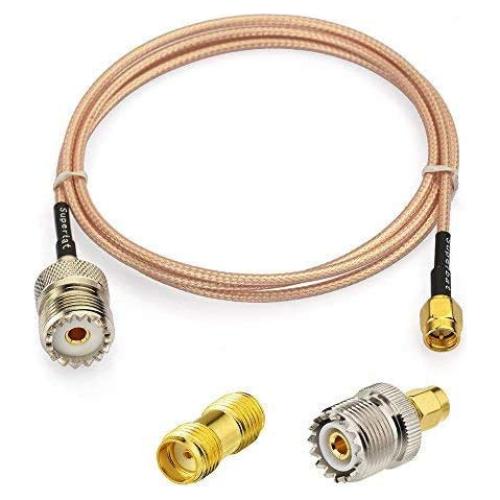 Cable Coaxial RF SMA Macho a UHF Hembra SO-239 1m