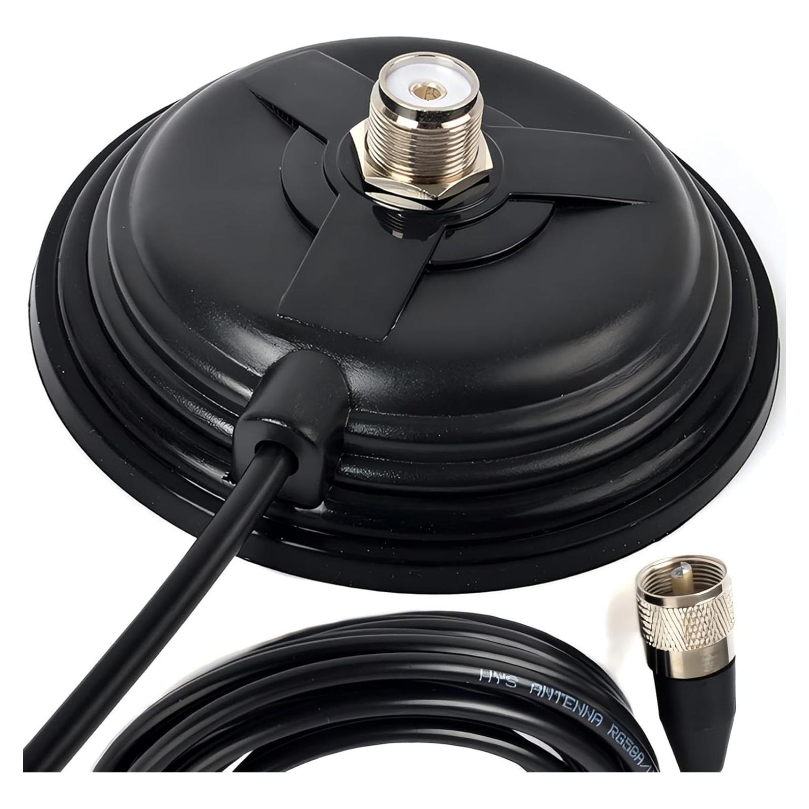 Antena de Radioaficionado HYS TC-110M SO-239 Base Magnética 110mm