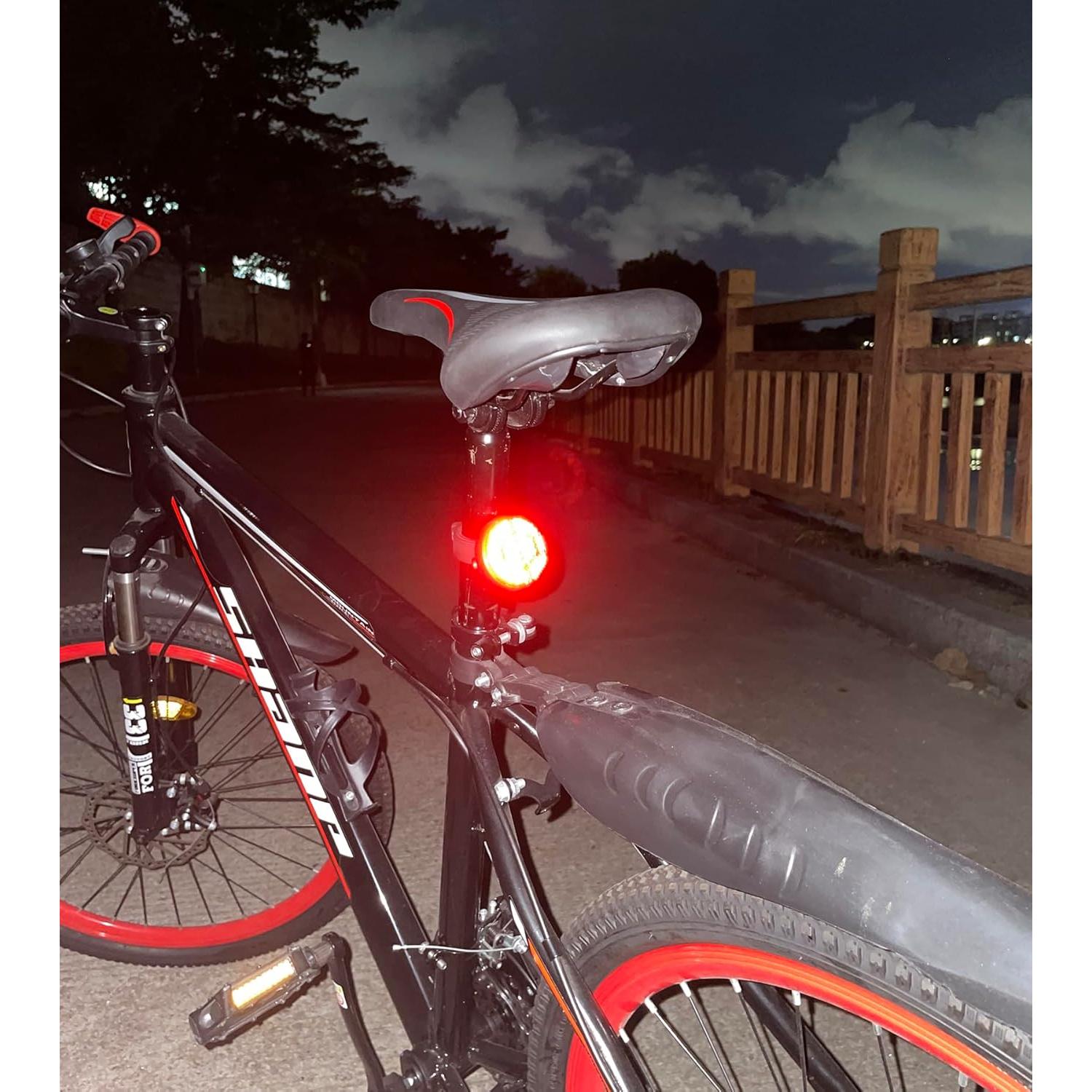 Soporte para bicicleta CQT Airtag con reflector - 1-Pack