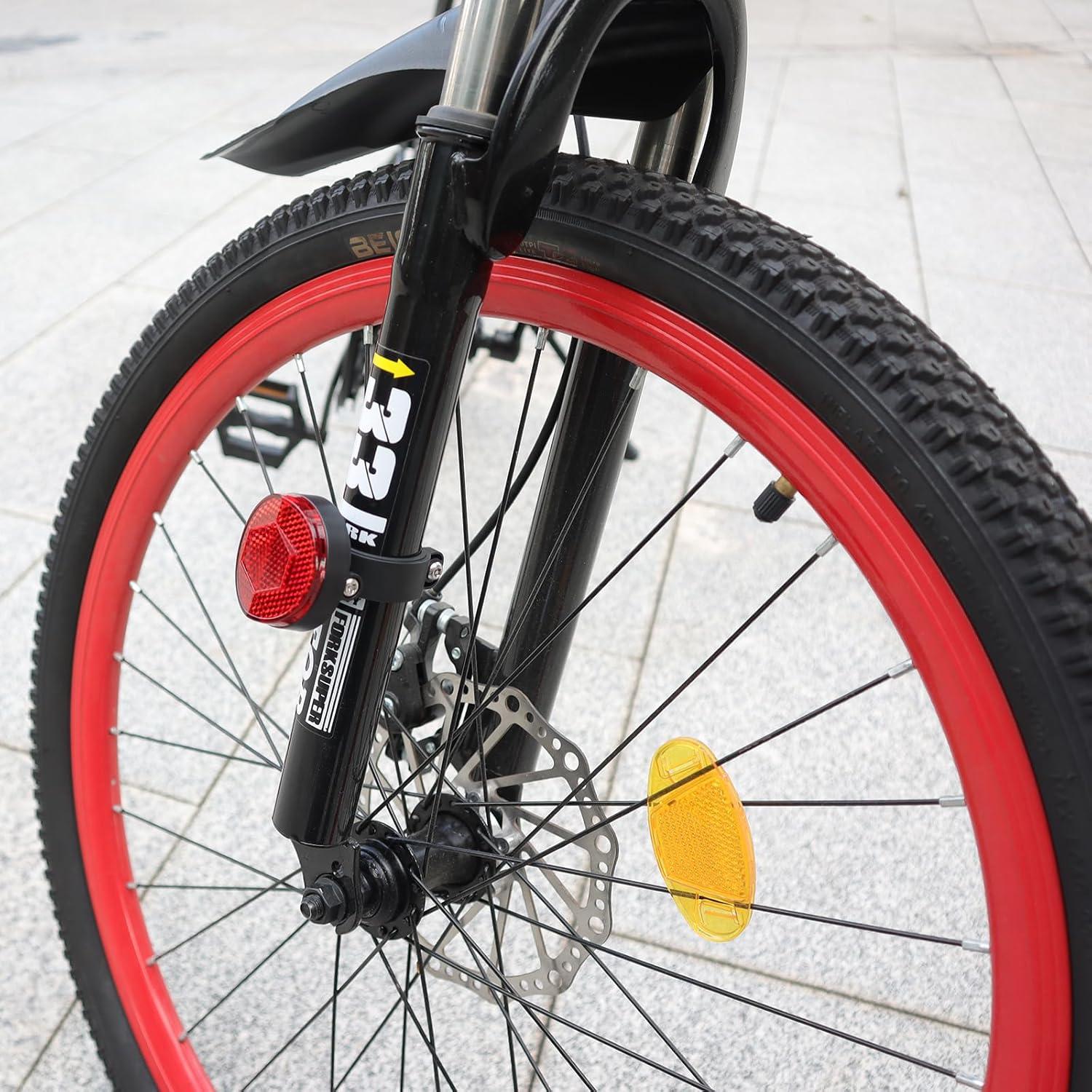 Soporte para bicicleta CQT Airtag con reflector - 1-Pack