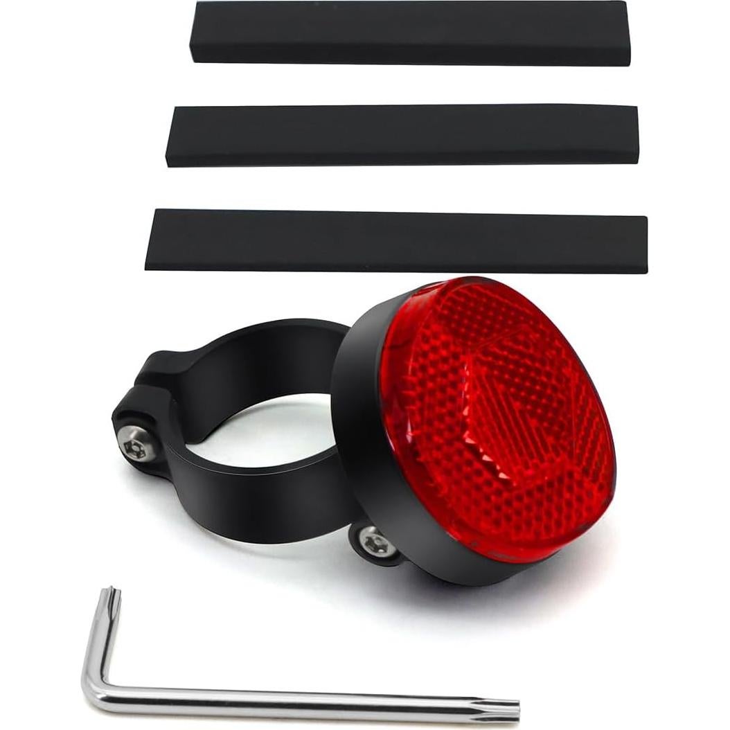 Soporte para bicicleta CQT Airtag con reflector - 1-Pack