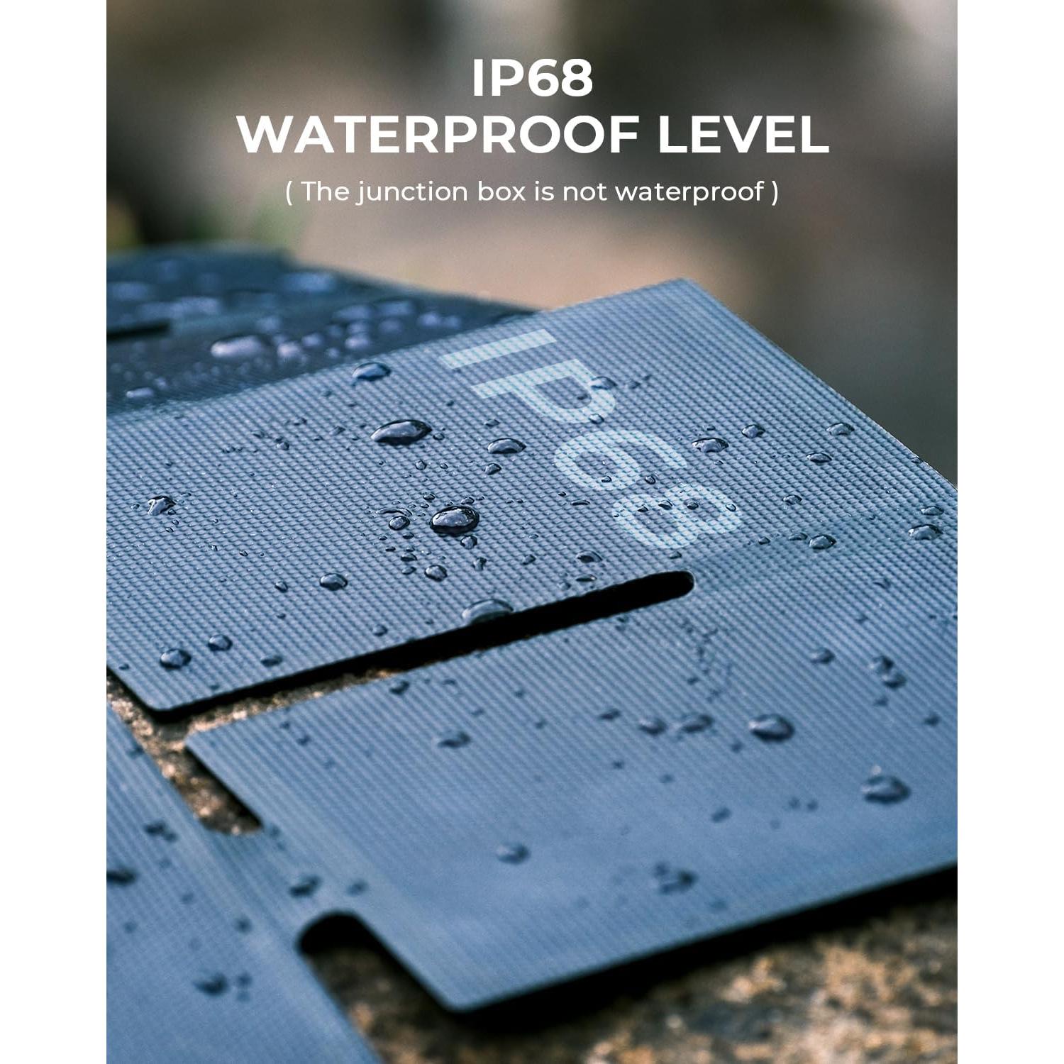 Cargador Solar Portátil BigBlue 25W Plegable IP68 USB-A/C