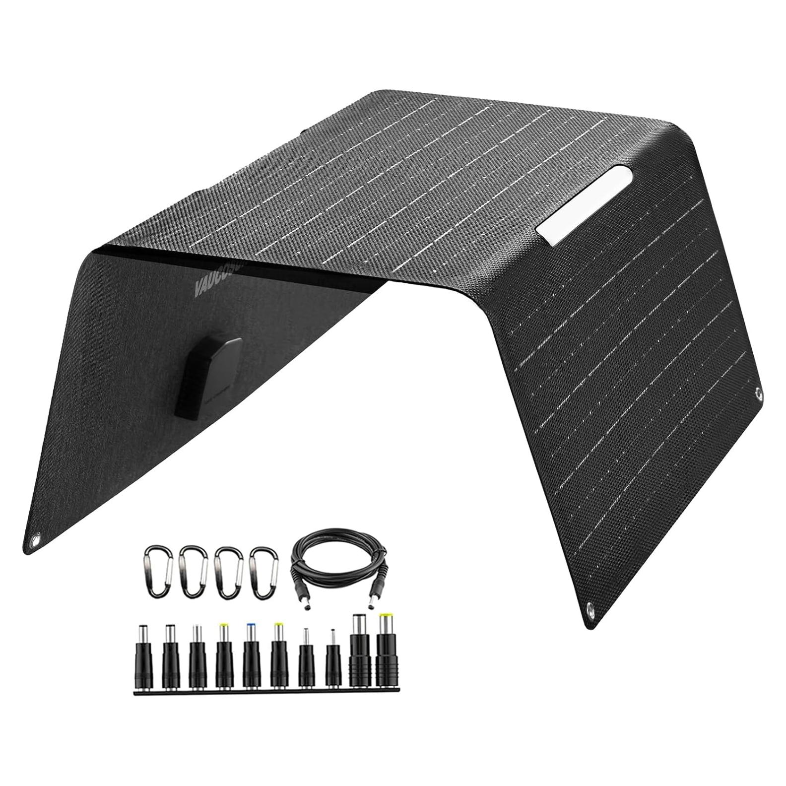 Panel Solar Plegable VAUCOSUN 36W Carga Rápida USB-A Impermeable