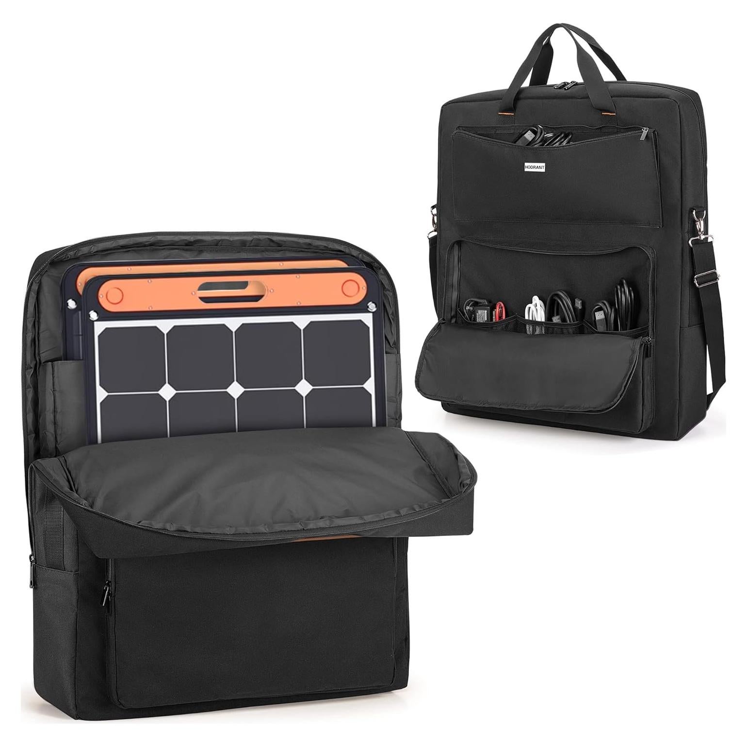 Bolsa de Almacenamiento Acolchada HODRANT para Panel Solar 2x