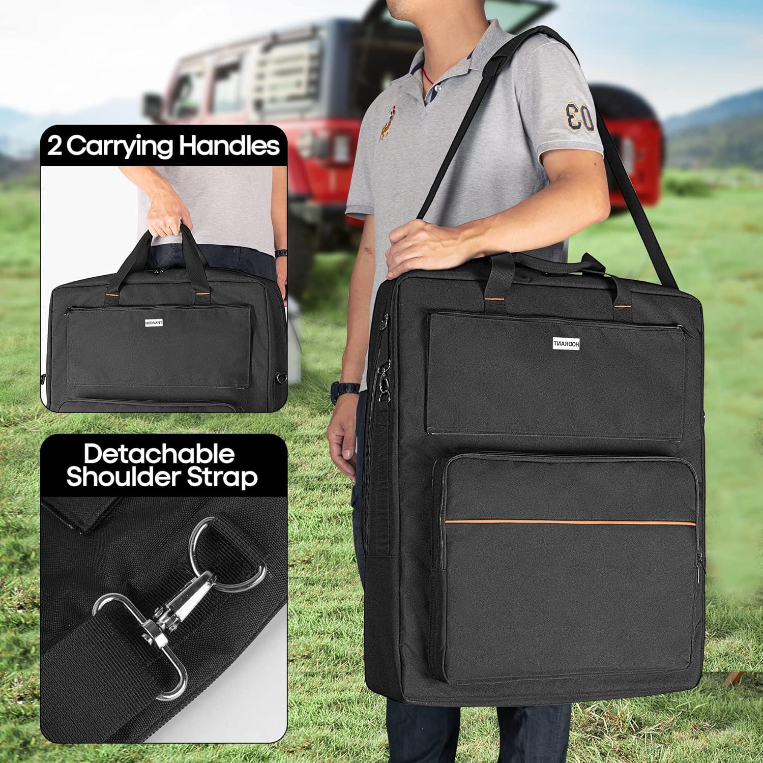 Bolsa de Almacenamiento Acolchada HODRANT para Panel Solar 2x