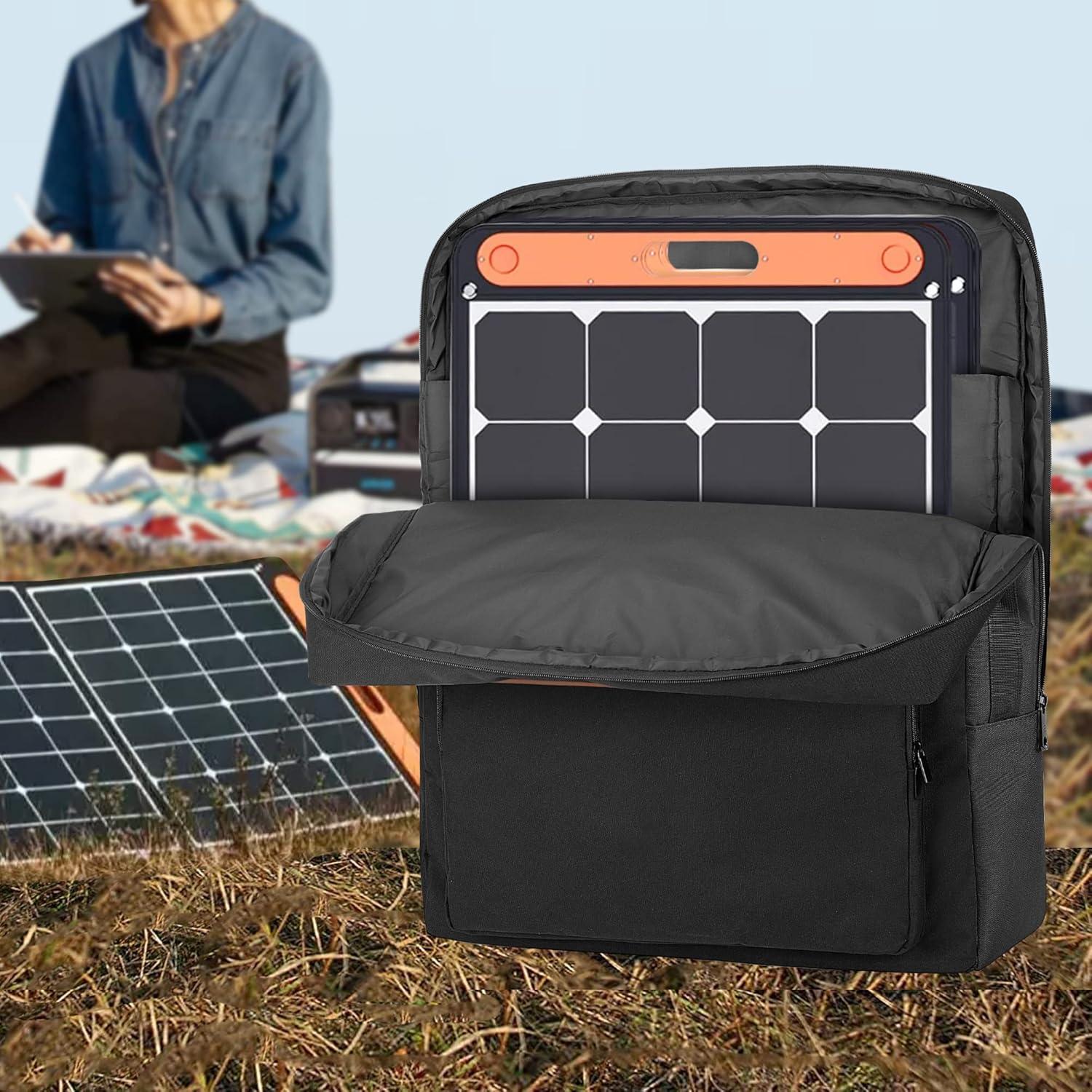 Bolsa de Almacenamiento Acolchada HODRANT para Panel Solar 2x