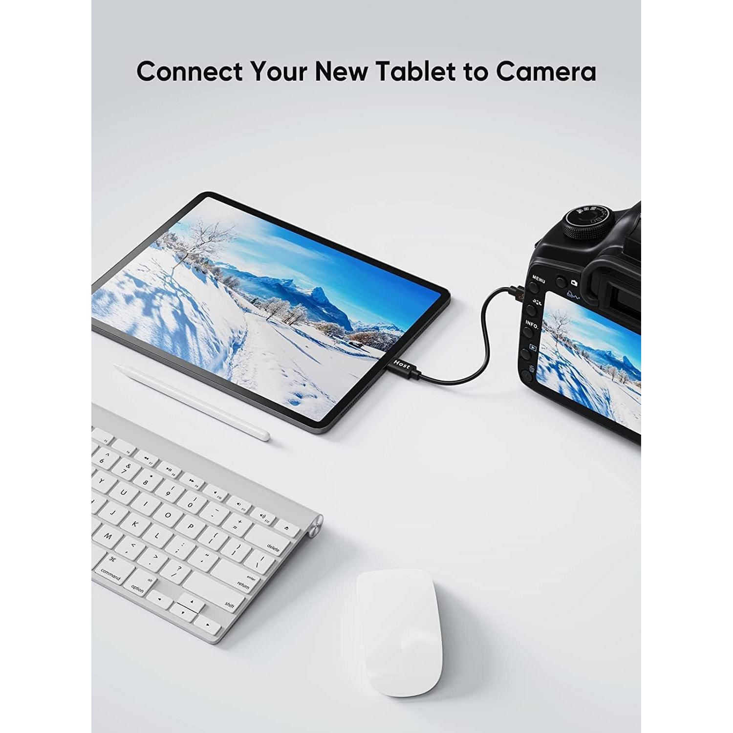 CableCreation Short Micro USB to USB C Cable 0.65 FT, 2-Pack OTG 480Mbps Type C to MicroUSB Cord Compatible with MacBook Pro Air Galaxy S22 Pixel 5 & More, 0.2M Black