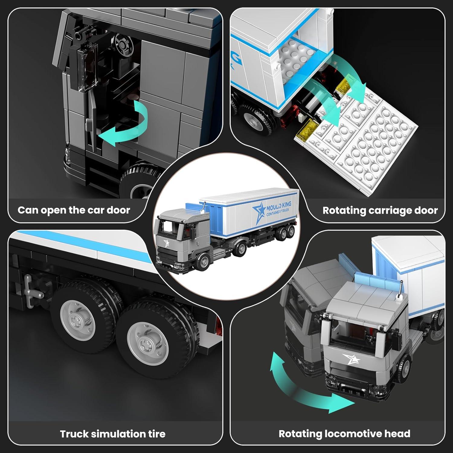 Juego de Construcción Mould King Camión Contenedor 548 Piezas